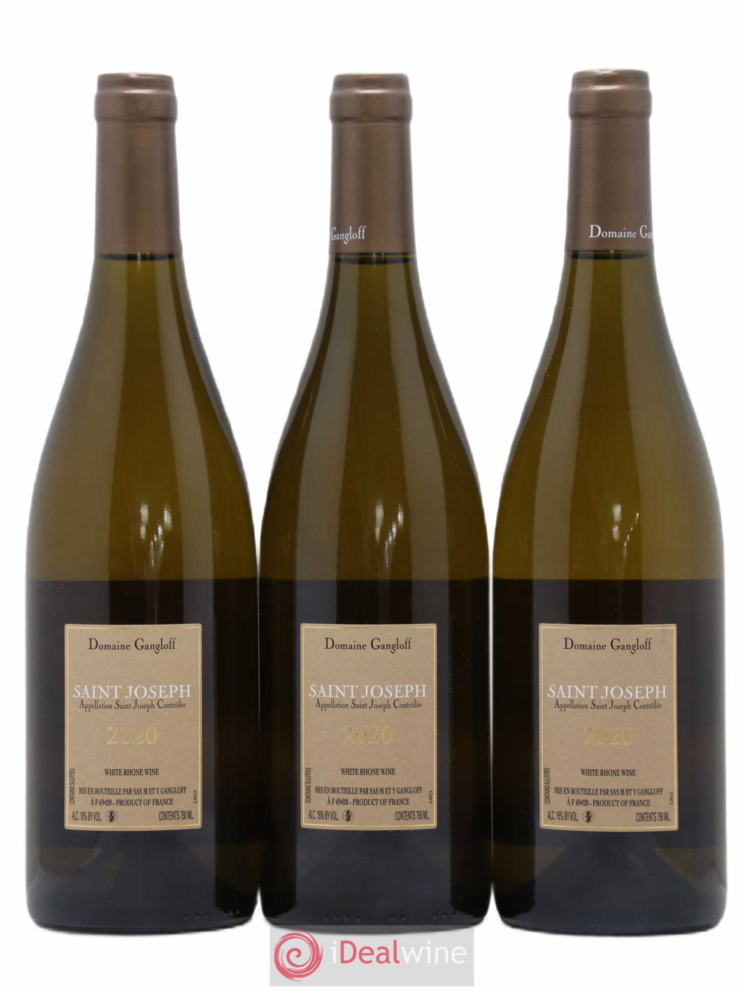 Saint-Joseph Gangloff (Domaine) 2020 - Lot de 3 bouteilles - 1