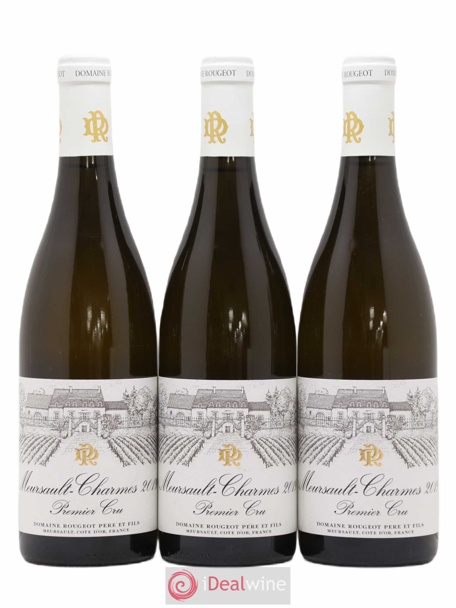 Meursault 1er Cru Charmes Rougeot Père et Fils 2019 - Lot de 3 bouteilles - 0