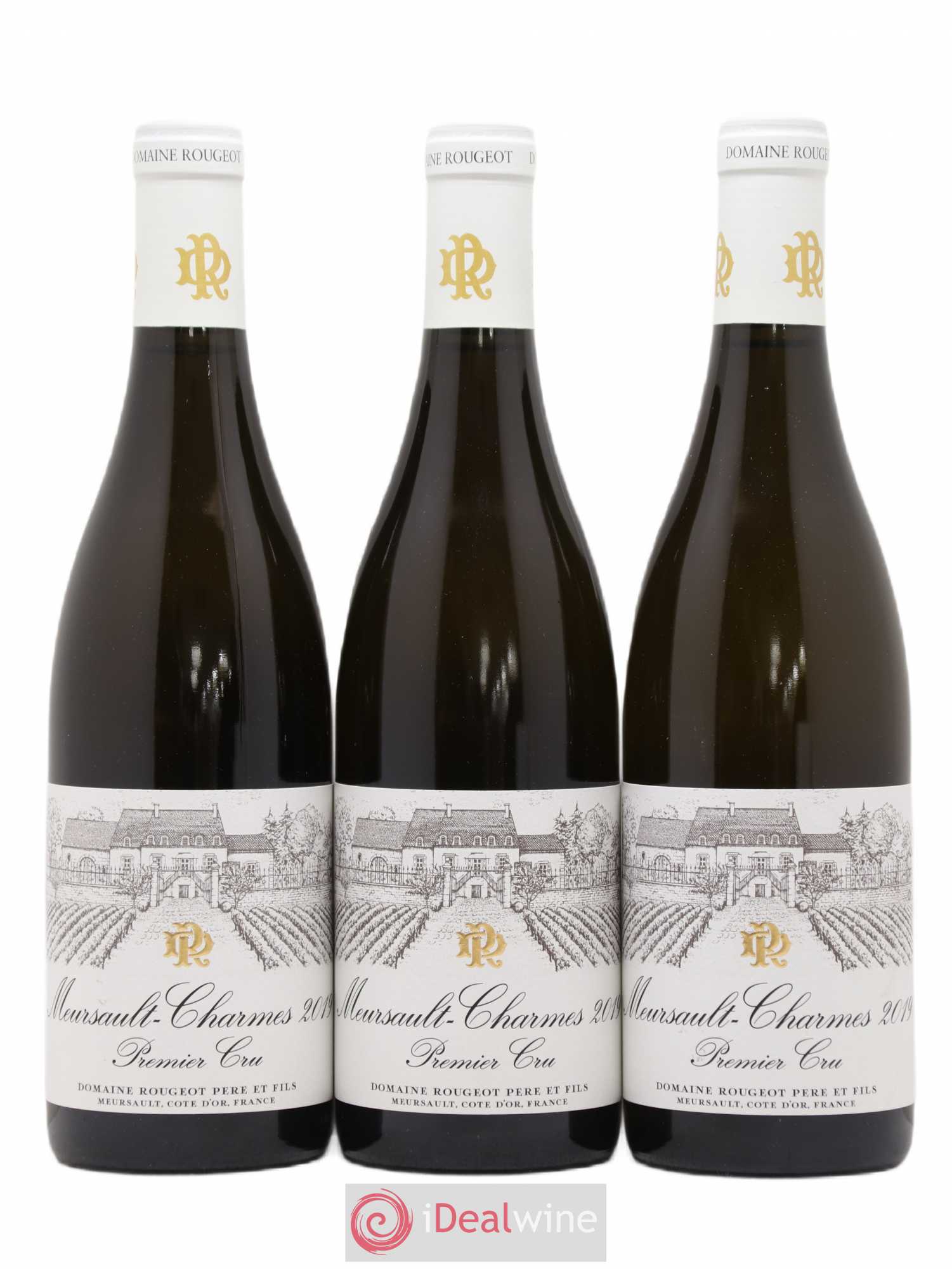 Meursault 1er Cru Charmes Rougeot Père et Fils 2019 - Lot de 3 bouteilles - 0