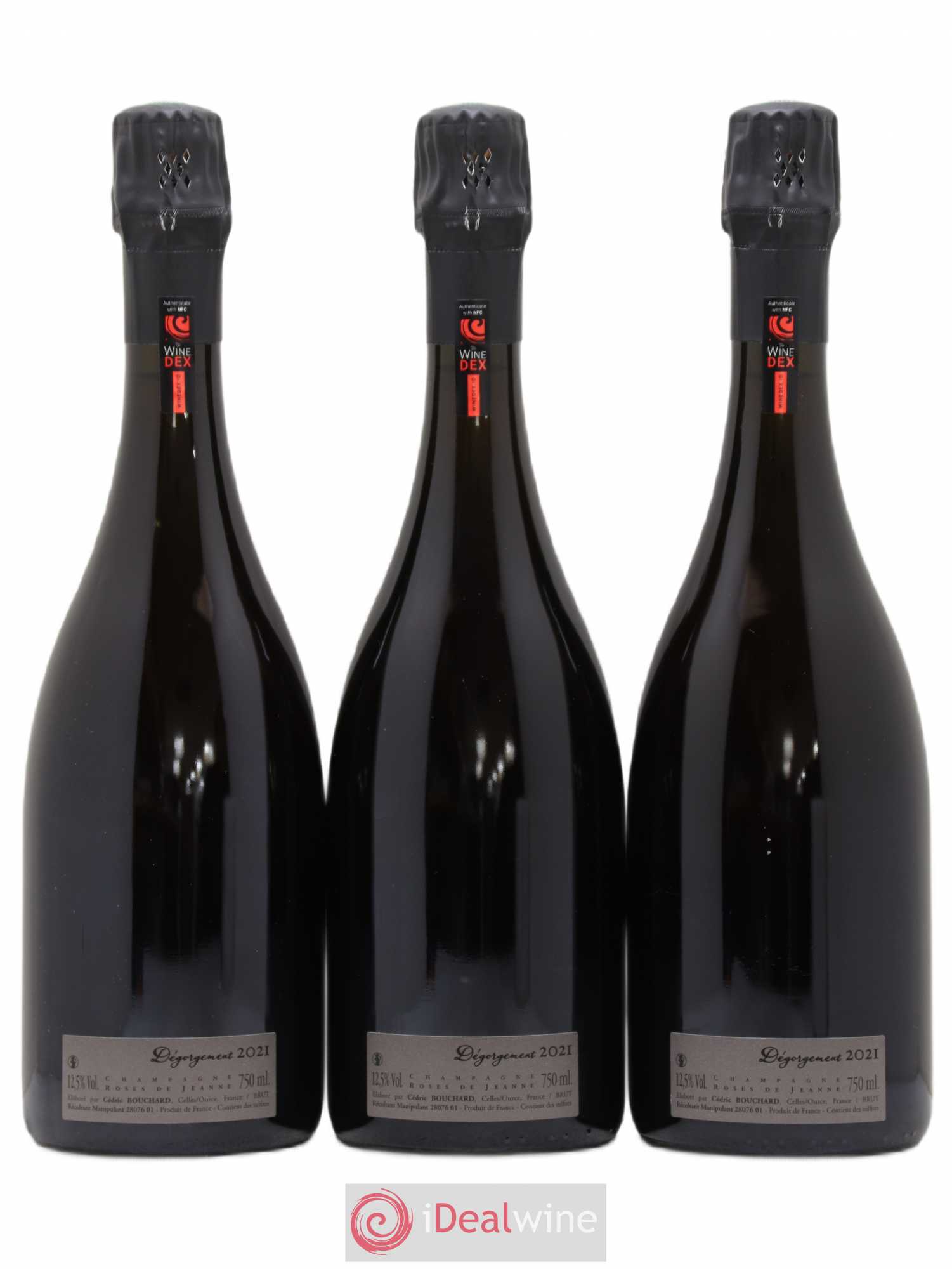 Roses de Jeanne Le Creux d'Enfer Cédric Bouchard 2017 - Lot de 3 bouteilles - 1