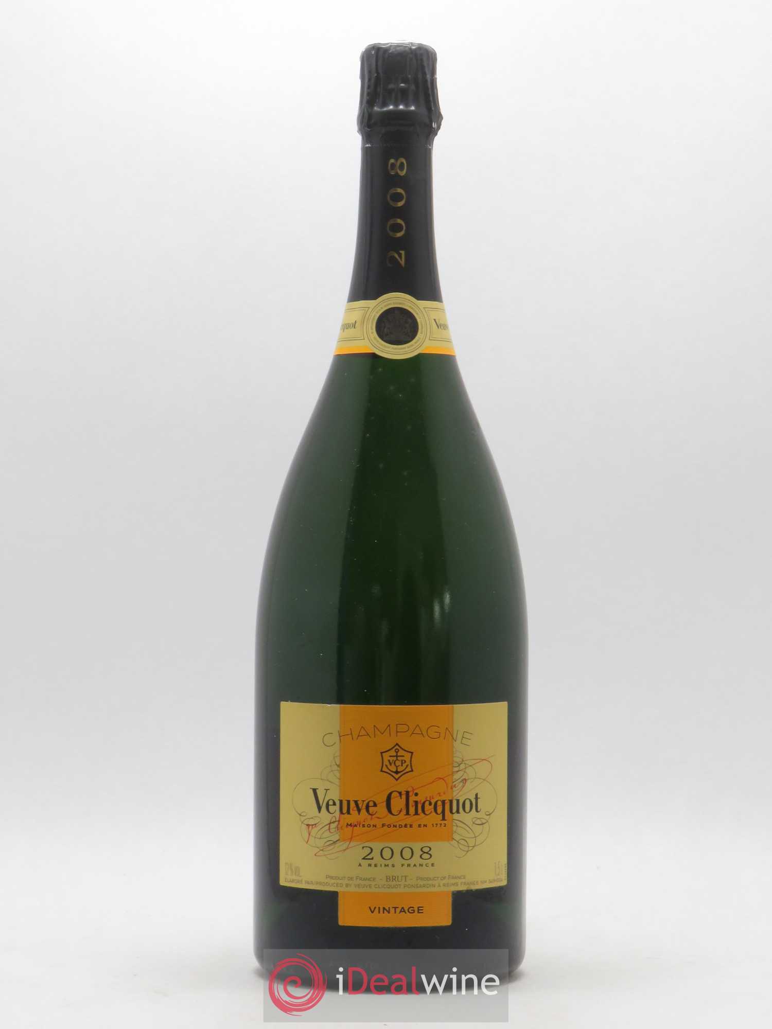 Brut Millésimé Veuve Clicquot 2008 - Lot de 1 magnum - 0