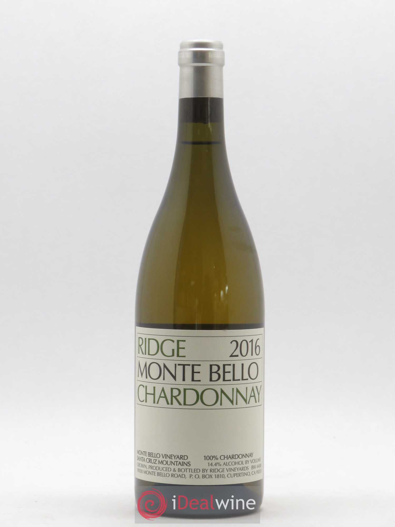 USA Ridge Vineyards Monte Bello Chardonnay 2016 - Posten von 1 Flasche - 0