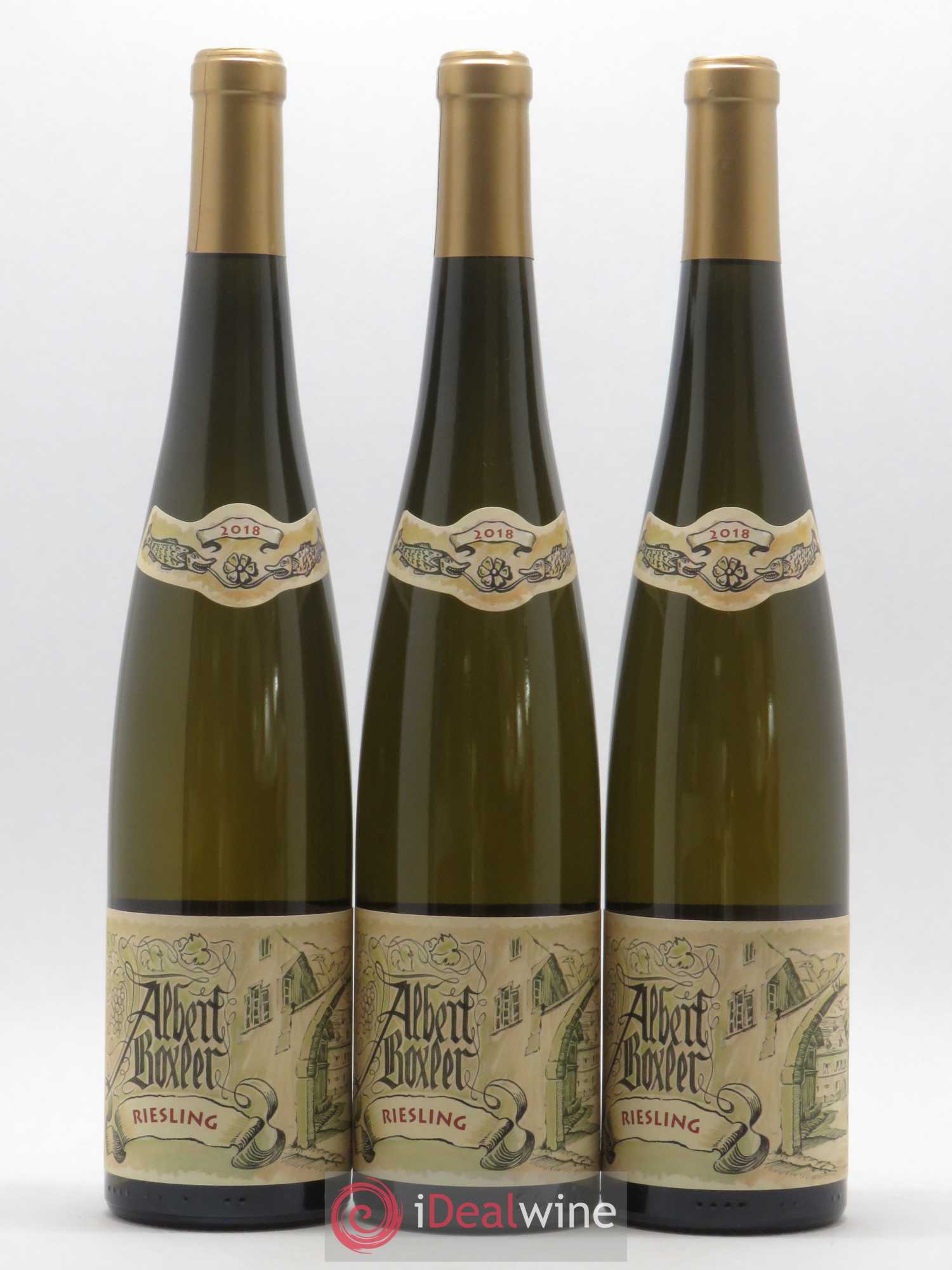 Alsace Riesling Albert Boxler 2018 - Posten von 3 Flaschen - 0