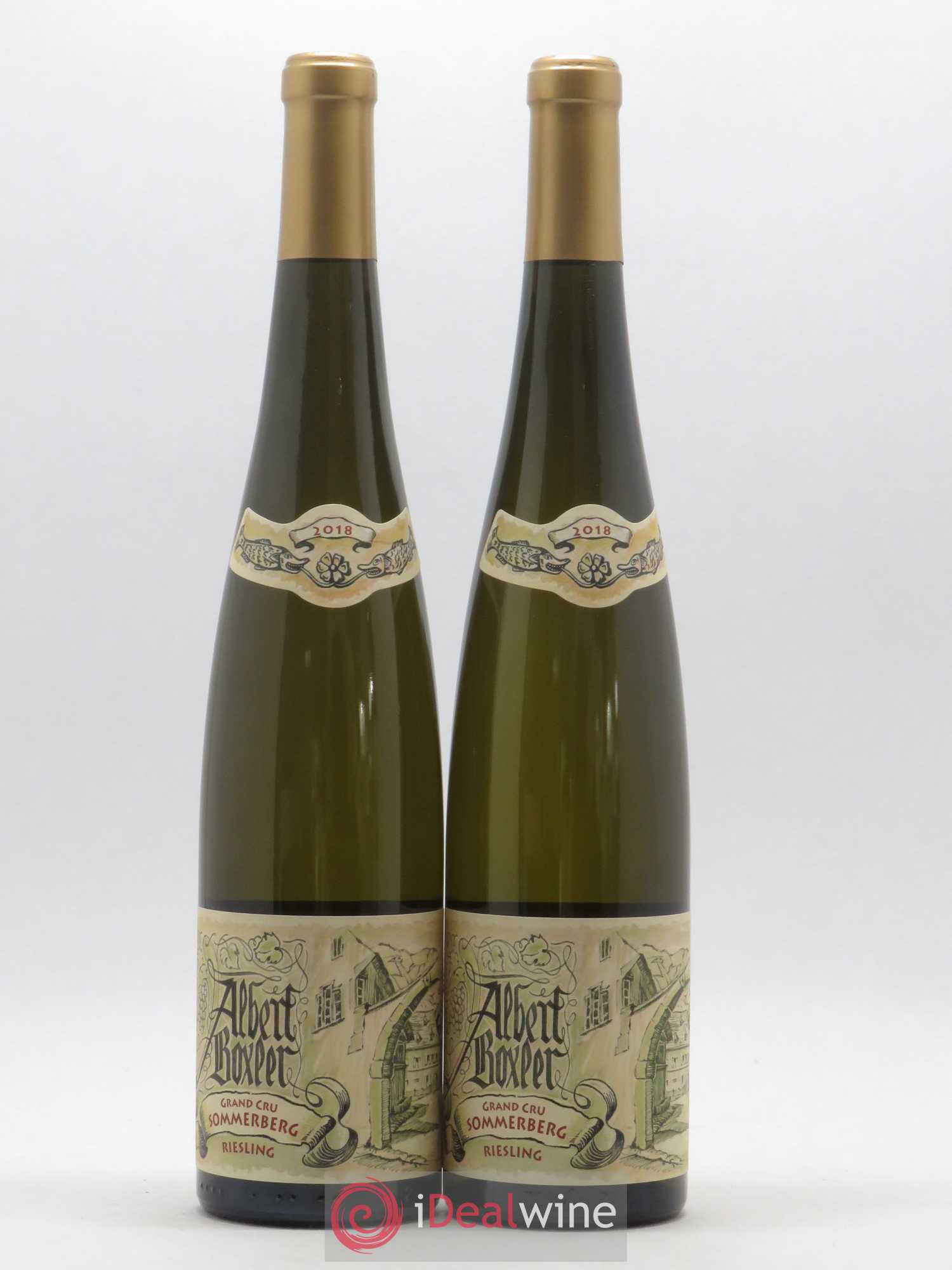Alsace Riesling Grand Cru Sommerberg Albert Boxler 2018 - Lot de 2 bouteilles - 0