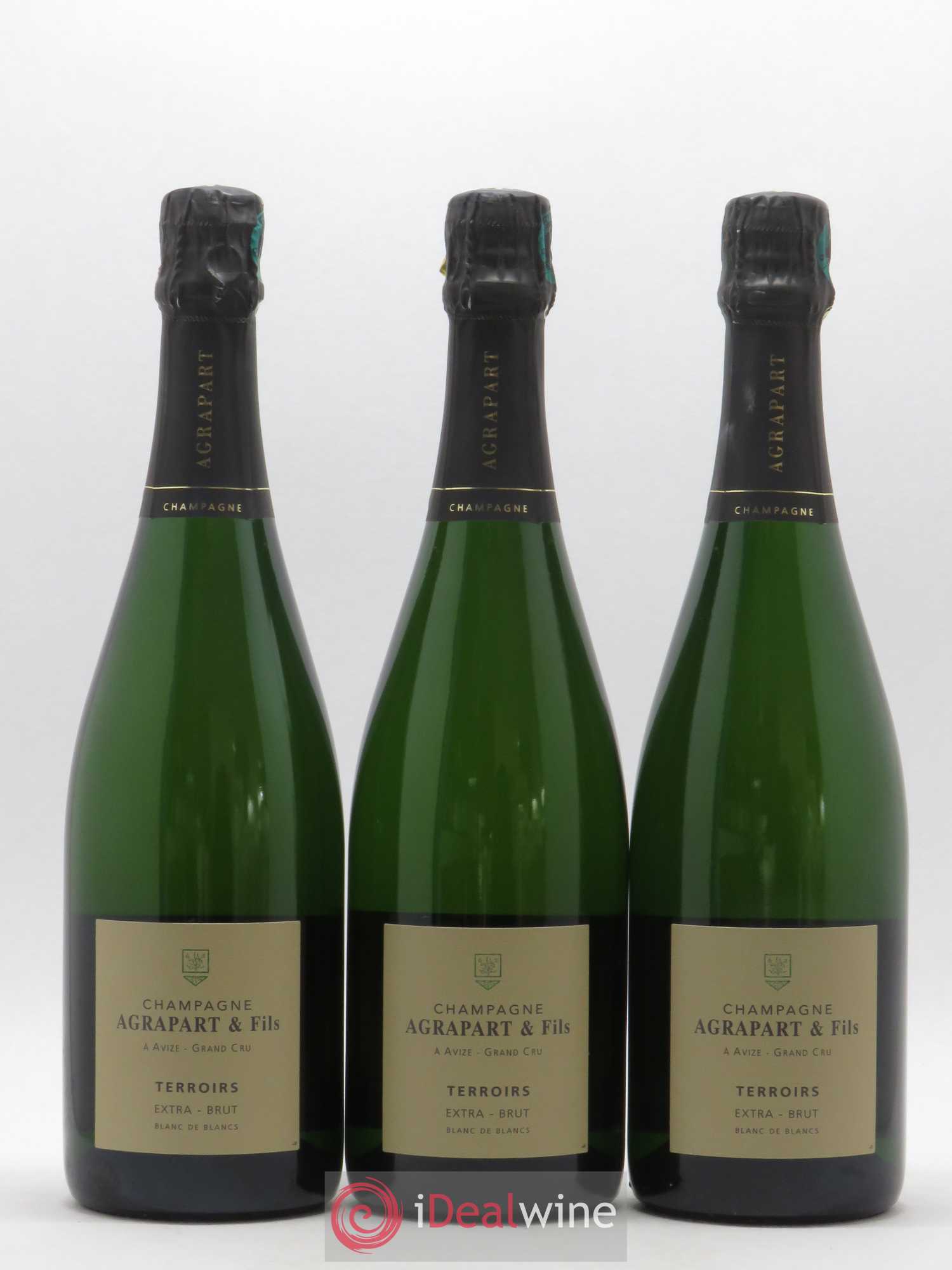 Terroirs Blanc de Blancs Extra-Brut Agrapart & Fils - Lot de 3 bouteilles - 0