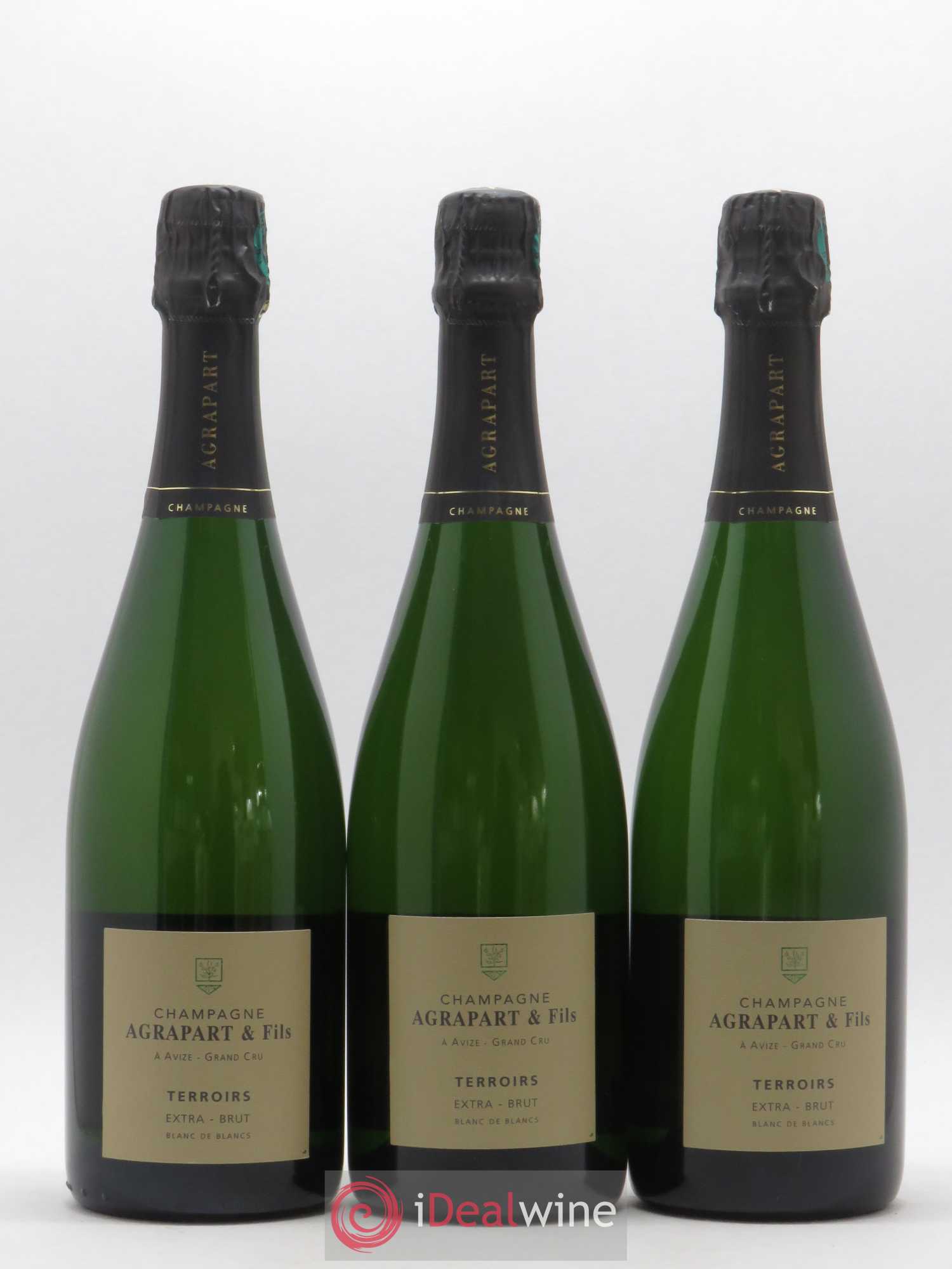 Terroirs Blanc de Blancs Extra-Brut Agrapart & Fils - Lot de 3 bouteilles - 0