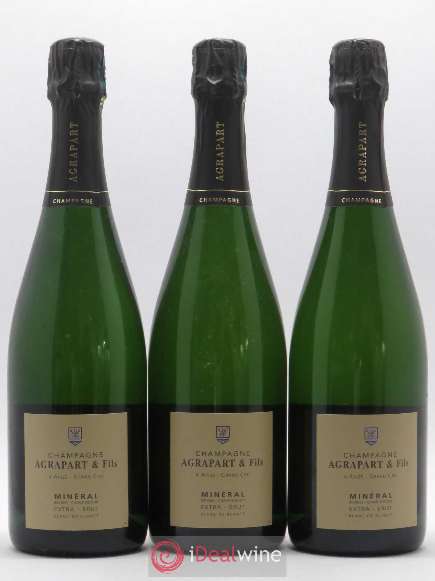 Minéral Blanc de Blancs Extra-Brut Agrapart & Fils 2011 - Lot de 3 bouteilles - 0