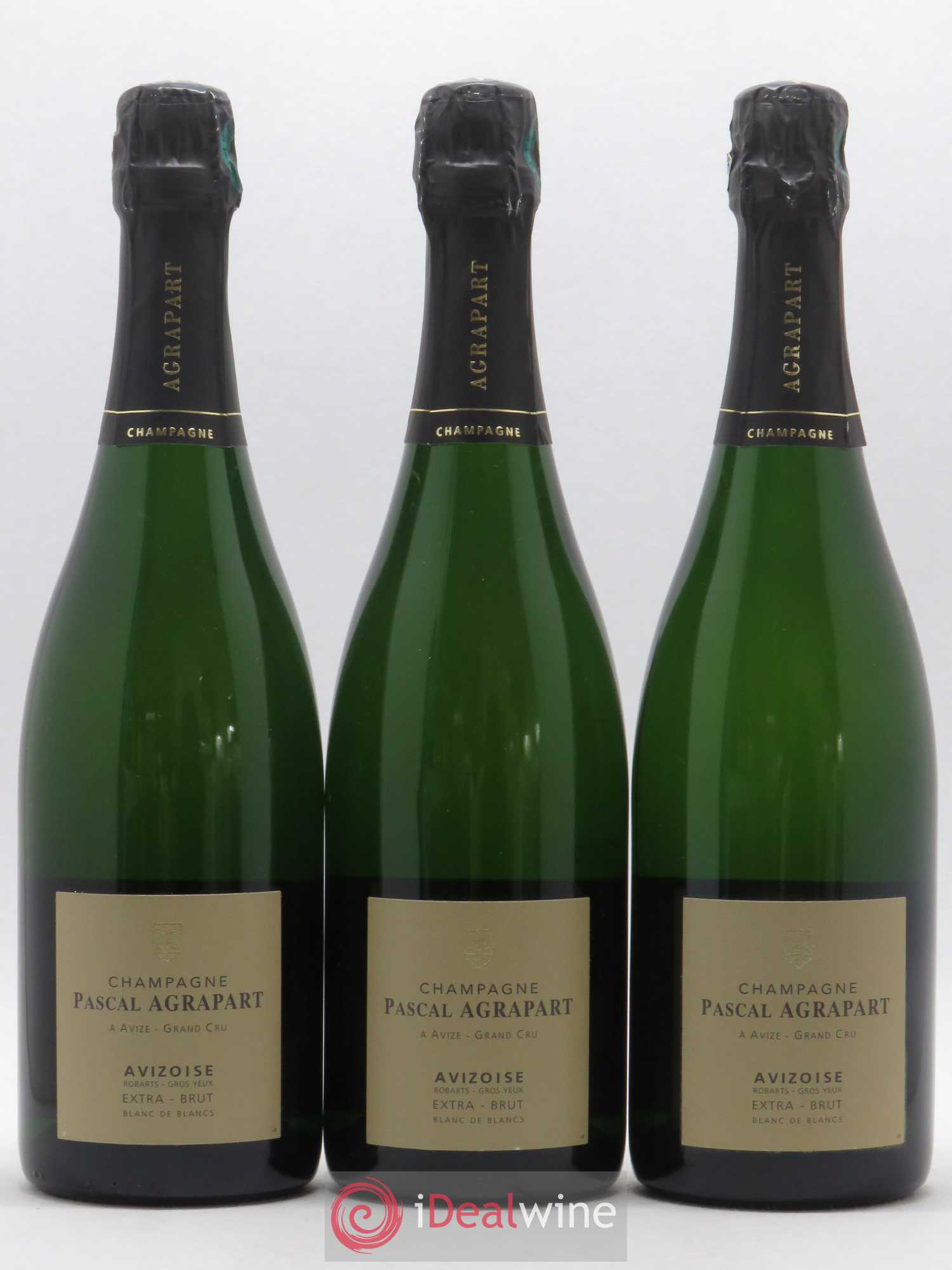 Avizoise Blanc de Blancs Brut Nature Pascal Agrapart 2011 - Lot de 3 bouteilles - 0
