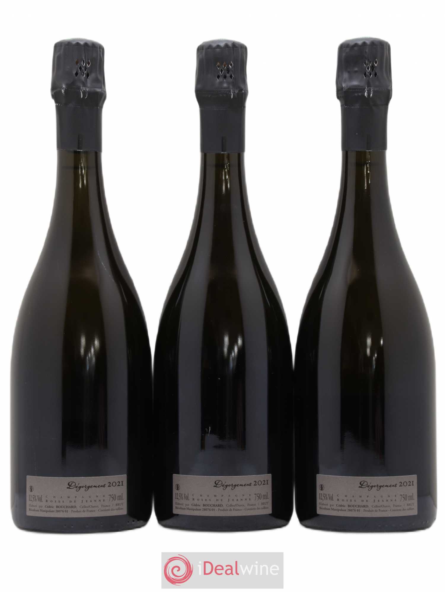 Roses de Jeanne La Bolorée Cédric Bouchard 2017 - Lot de 3 bouteilles - 1