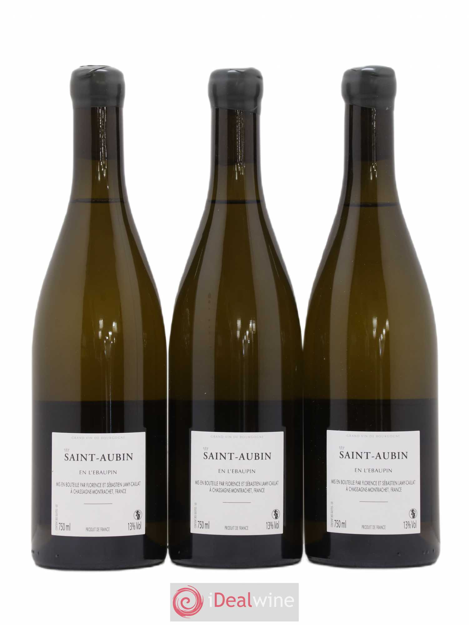 Saint-Aubin En l'Ebaupin Lamy-Caillat (Domaine) 2018 - Lot de 3 bouteilles - 1