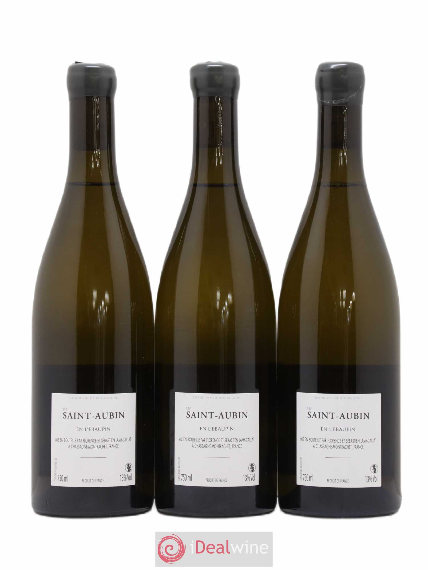 Saint-Aubin En l'Ebaupin Lamy-Caillat (Domaine) 2018 - Lot de 3 bouteilles - 1