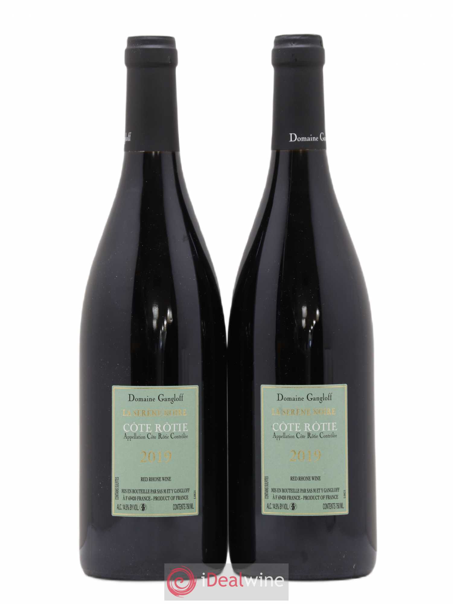Côte-Rôtie La Sereine Noire Gangloff (Domaine) 2019 - Lot de 2 bouteilles - 1