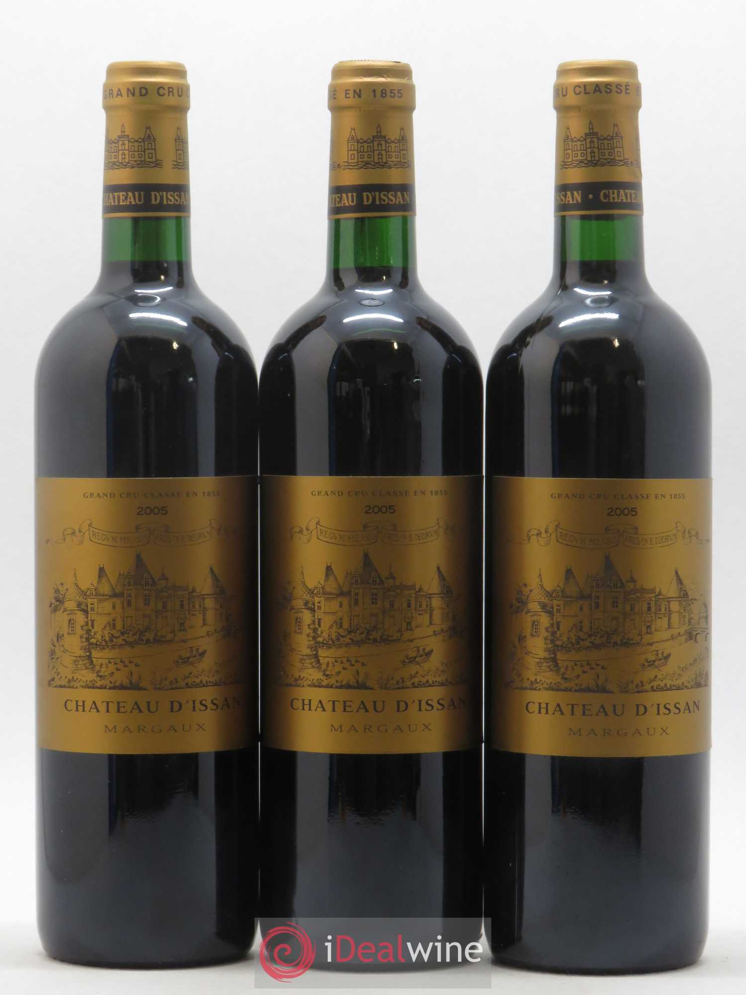 Château d'Issan 3ème Grand Cru Classé 2005 - Lot de 3 bouteilles - 0
