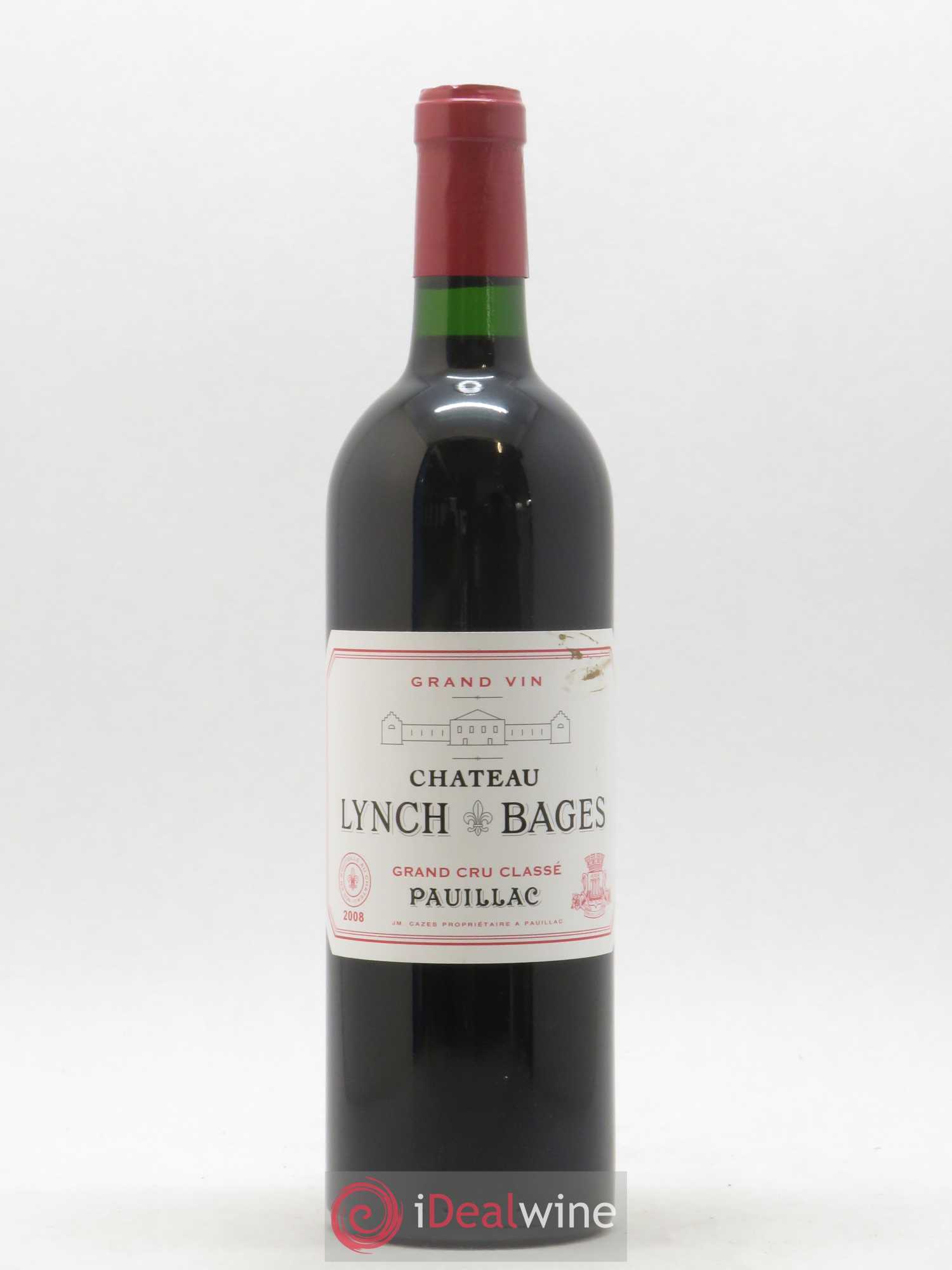 Château Lynch Bages 5ème Grand Cru Classé 2008 - Lot de 1 bouteille - 0