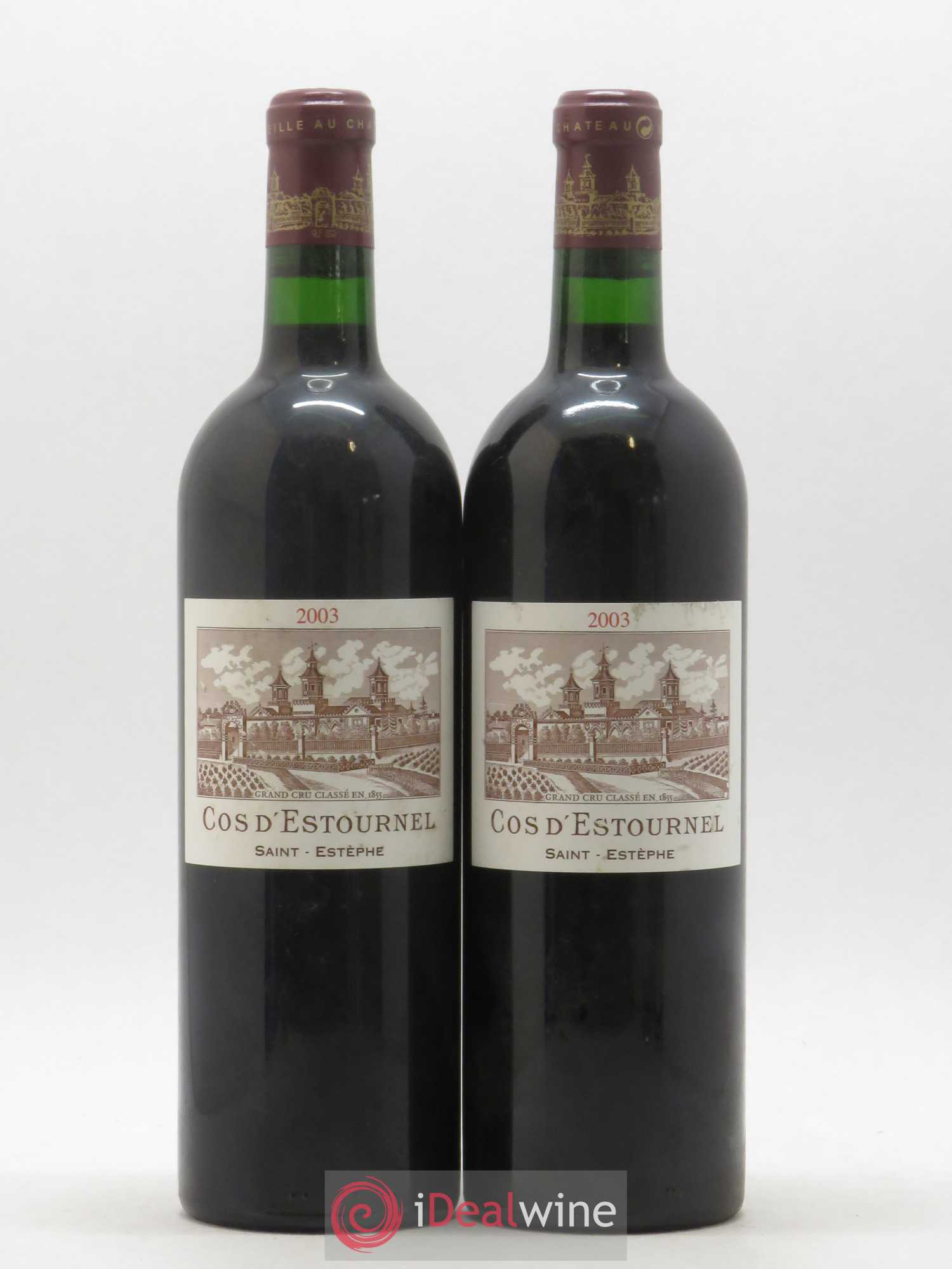 Cos d'Estournel 2ème Grand Cru Classé 2003 - Lot de 2 bouteilles - 0