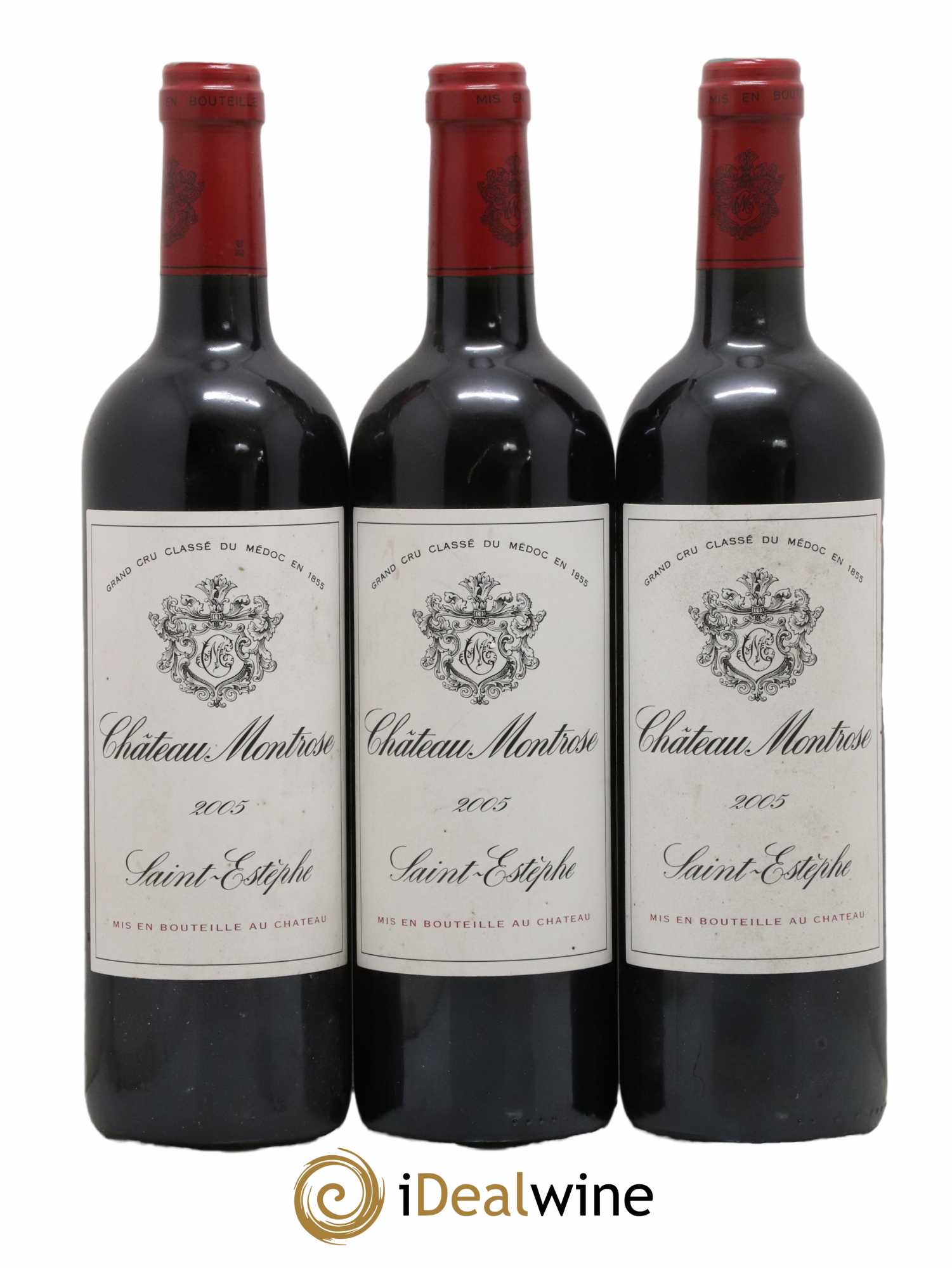Château Montrose 2ème Grand Cru Classé 2005 - Lot de 3 bouteilles - 0