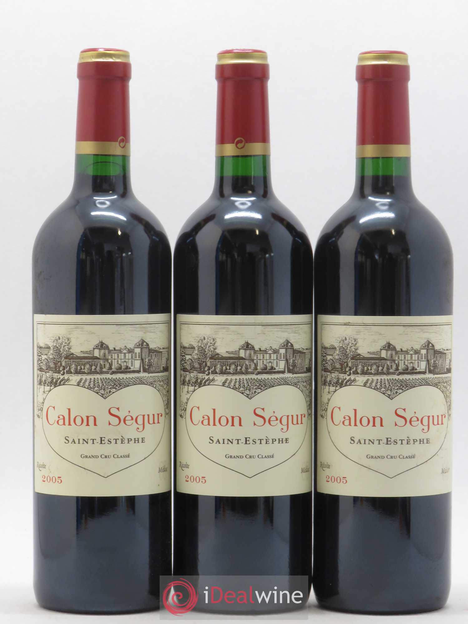 Château Calon Ségur 3ème Grand Cru Classé 2005 - Lot de 6 bouteilles - 1