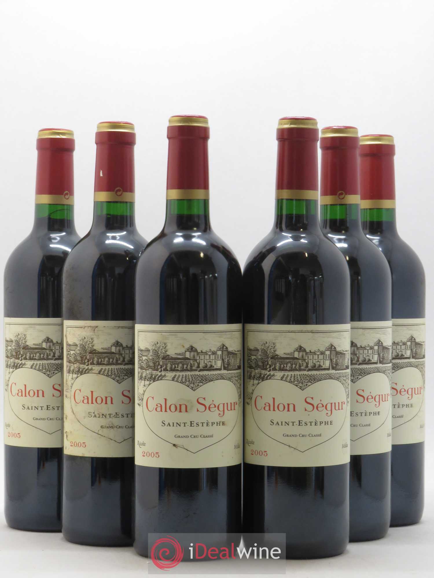 Château Calon Ségur 3ème Grand Cru Classé 2005 - Lot de 6 bouteilles - 0