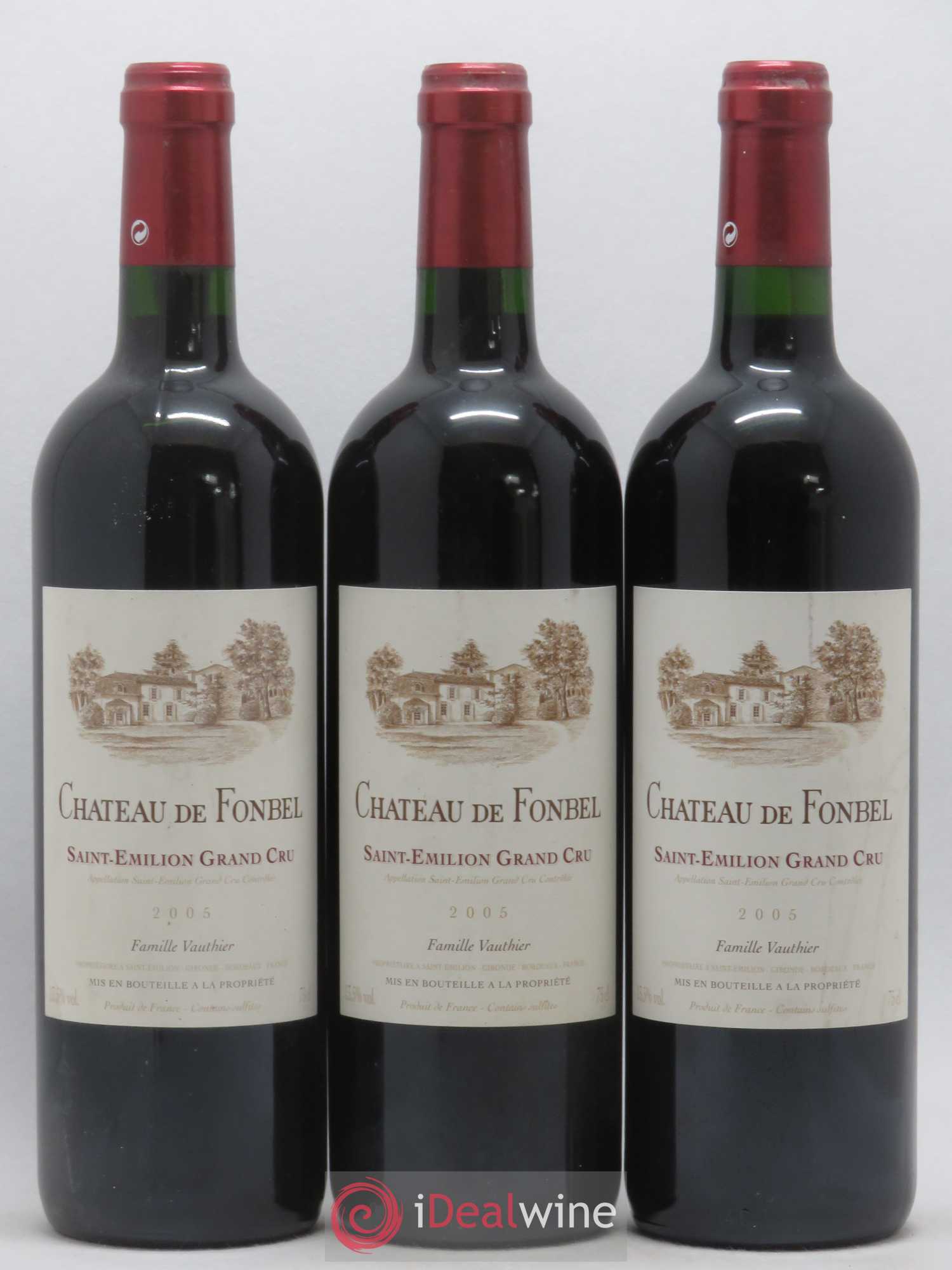 Château de Fonbel 2005 - Lot de 3 bouteilles - 0