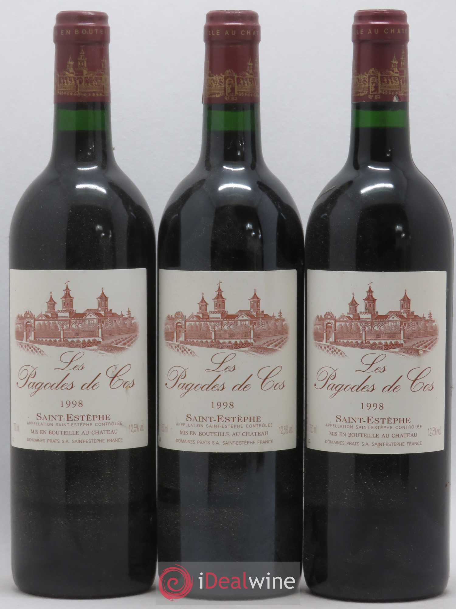 Les Pagodes de Cos Second Vin 1998 - Posten von 6 Flaschen - 1
