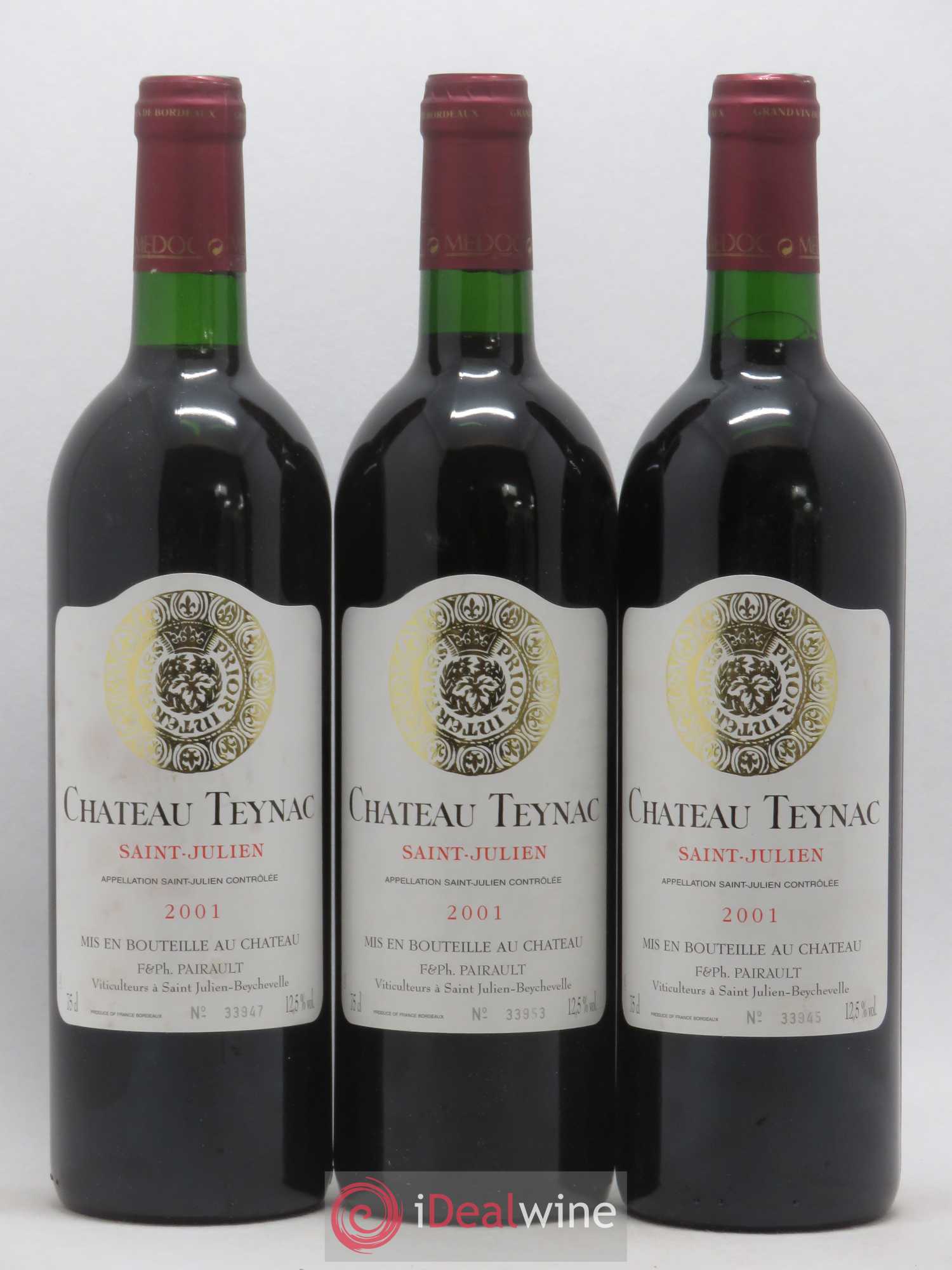 Château Teynac 2001 - Lot de 12 bouteilles - 4