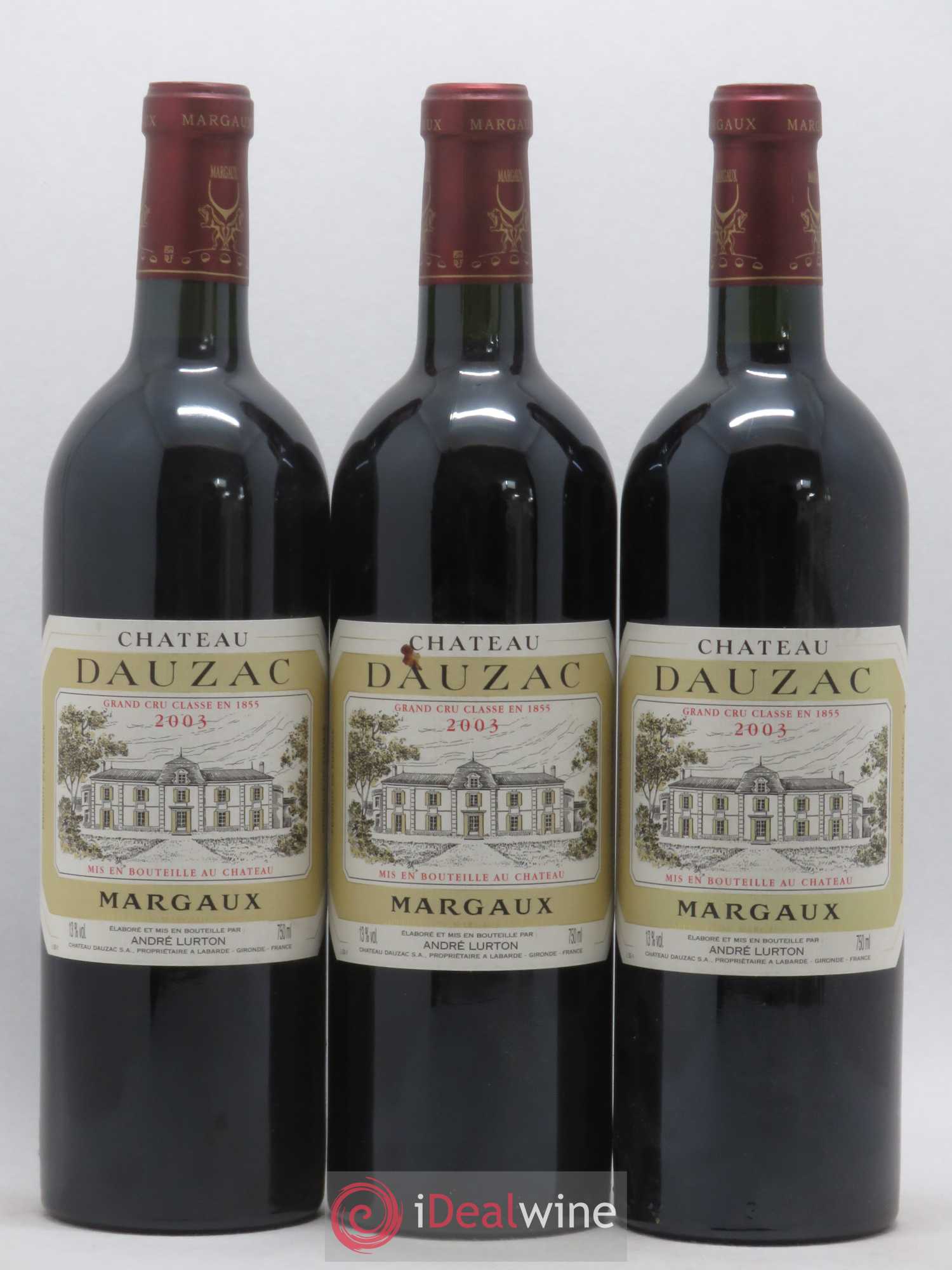 Château Dauzac 5ème Grand Cru Classé 2003 - Lot de 6 bouteilles - 2