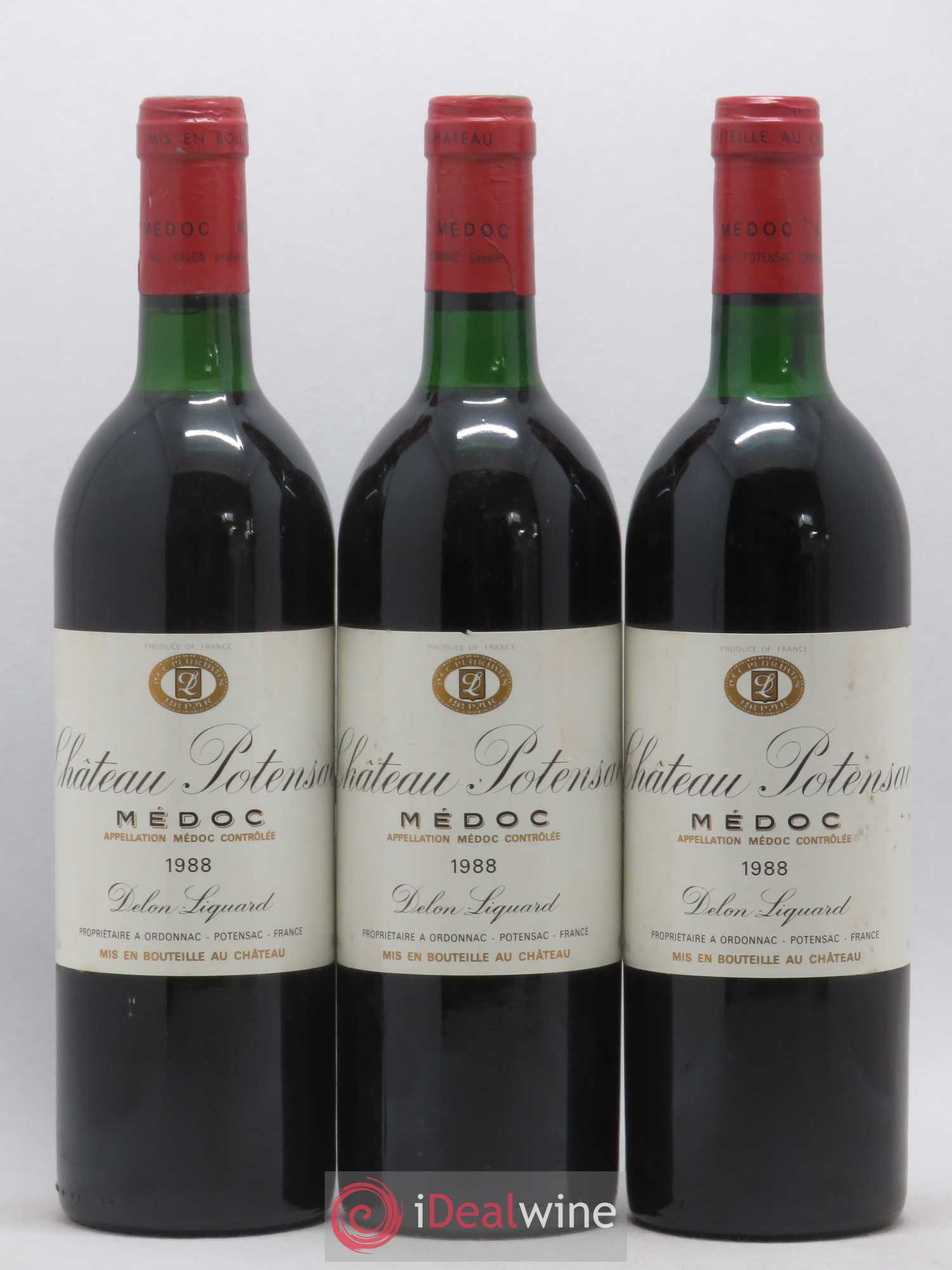 Château Potensac 1988 - Lot de 6 bouteilles - 1