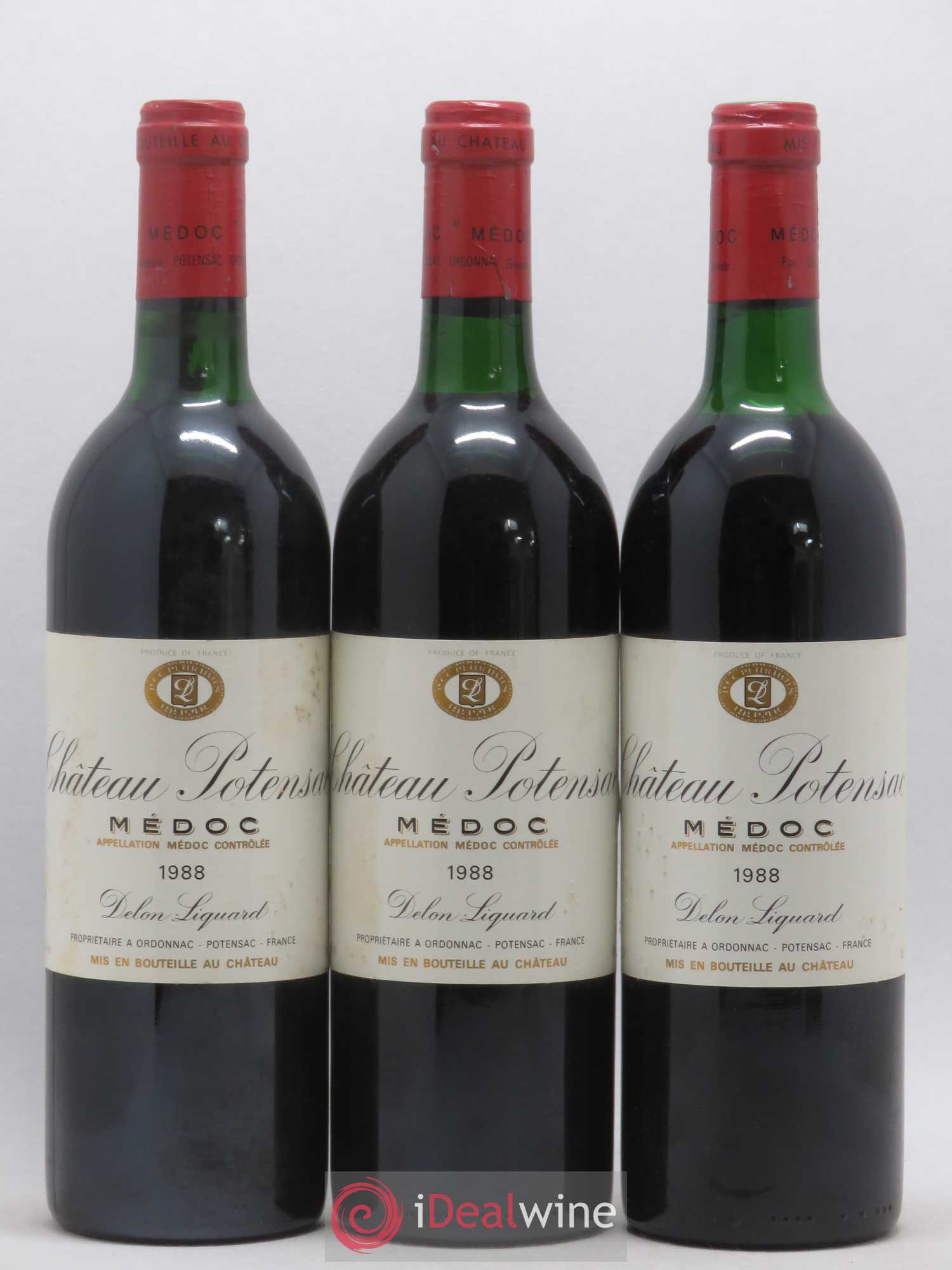 Château Potensac 1988 - Lot de 6 bouteilles - 2