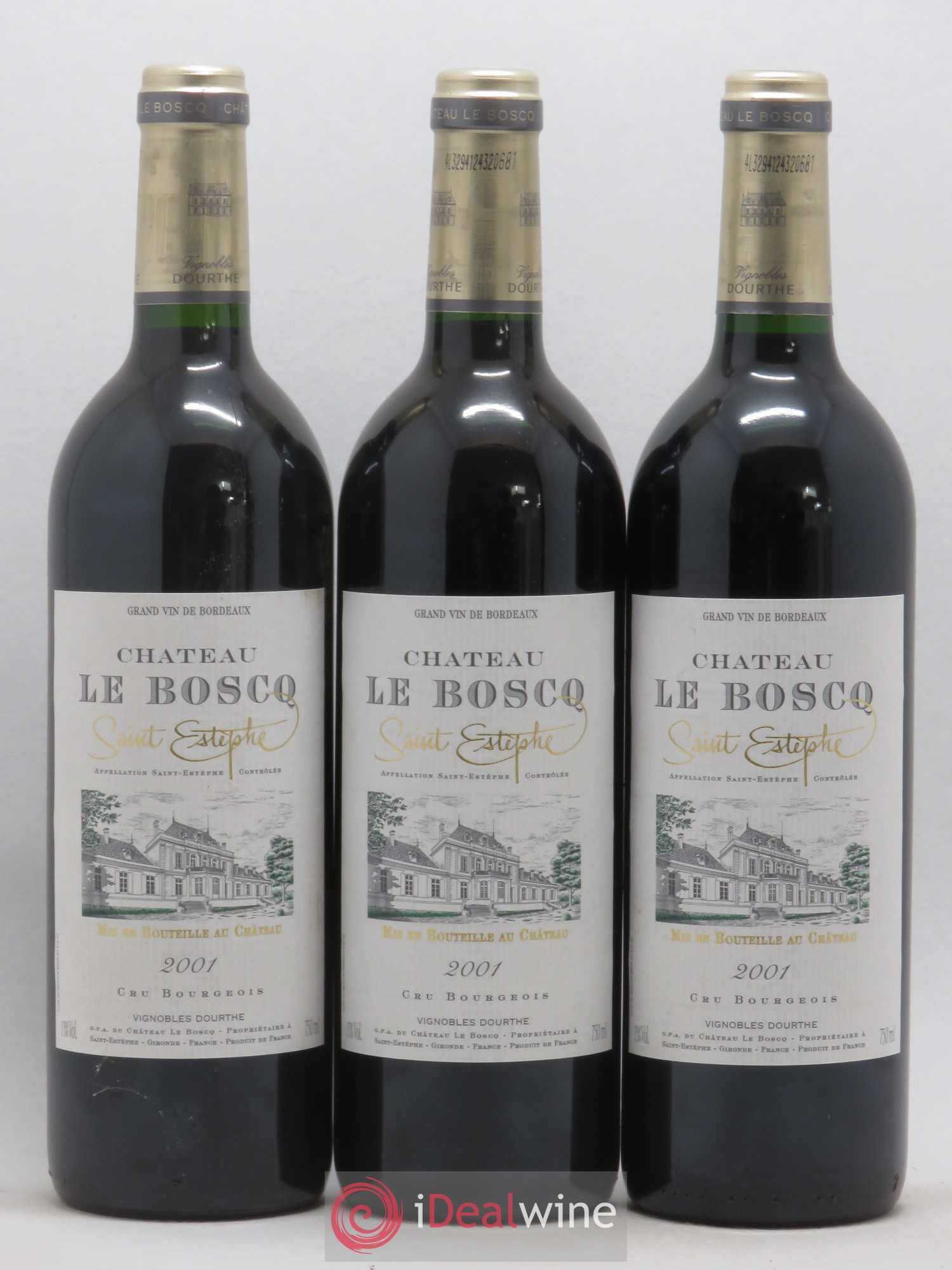 Château le Boscq Cru Bourgeois 2001 - Lot de 12 bouteilles - 2