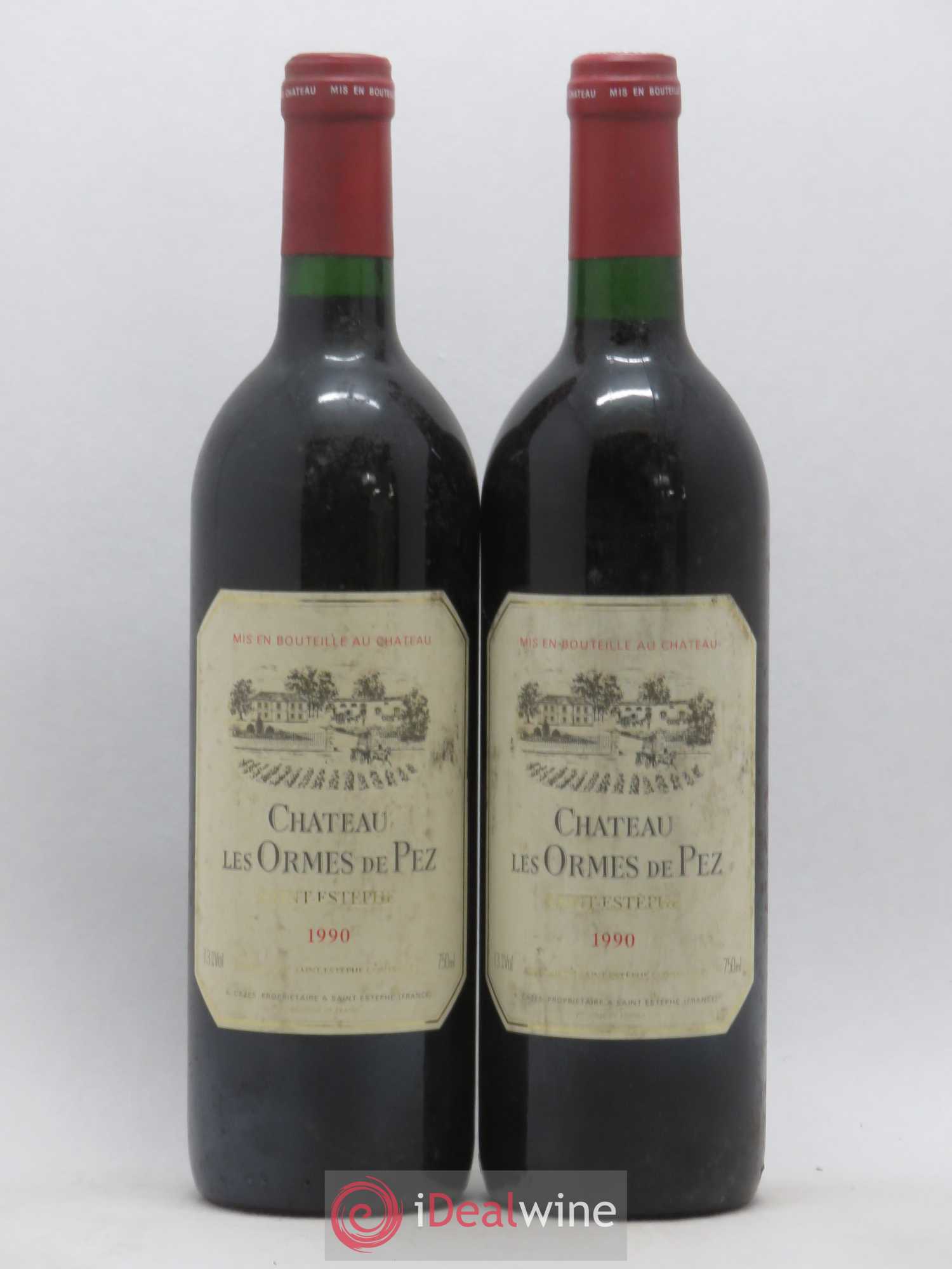 Château les Ormes de Pez 1990 - Lot de 2 bouteilles - 0