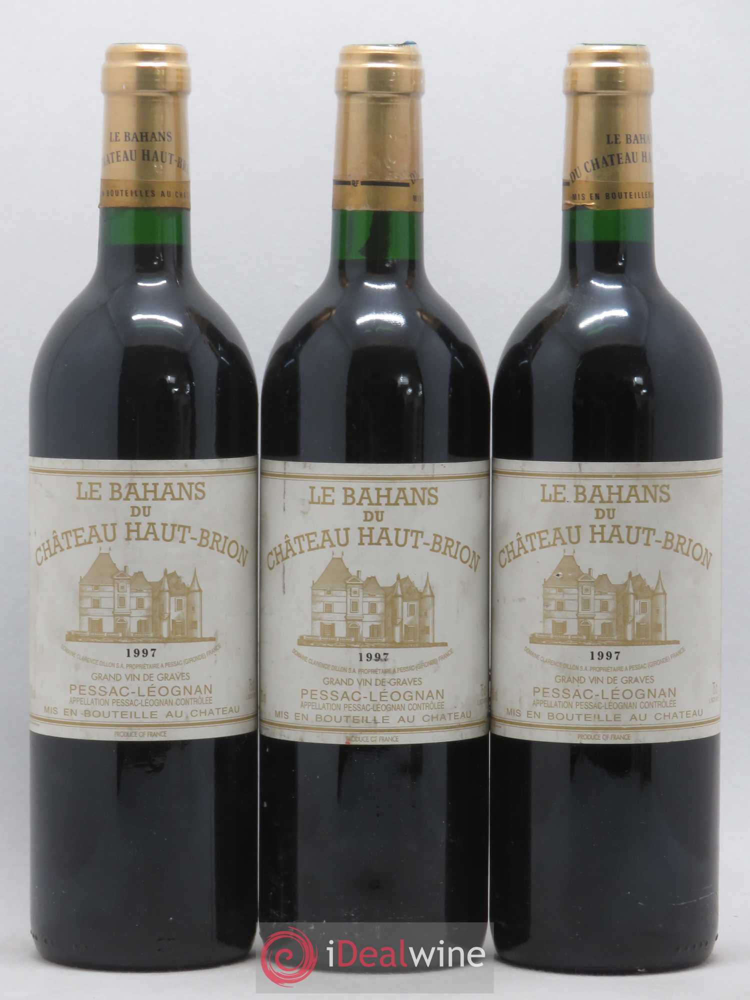 Clarence (Bahans) de Haut-Brion Second Vin 1997 - Lot de 3 bouteilles - 0