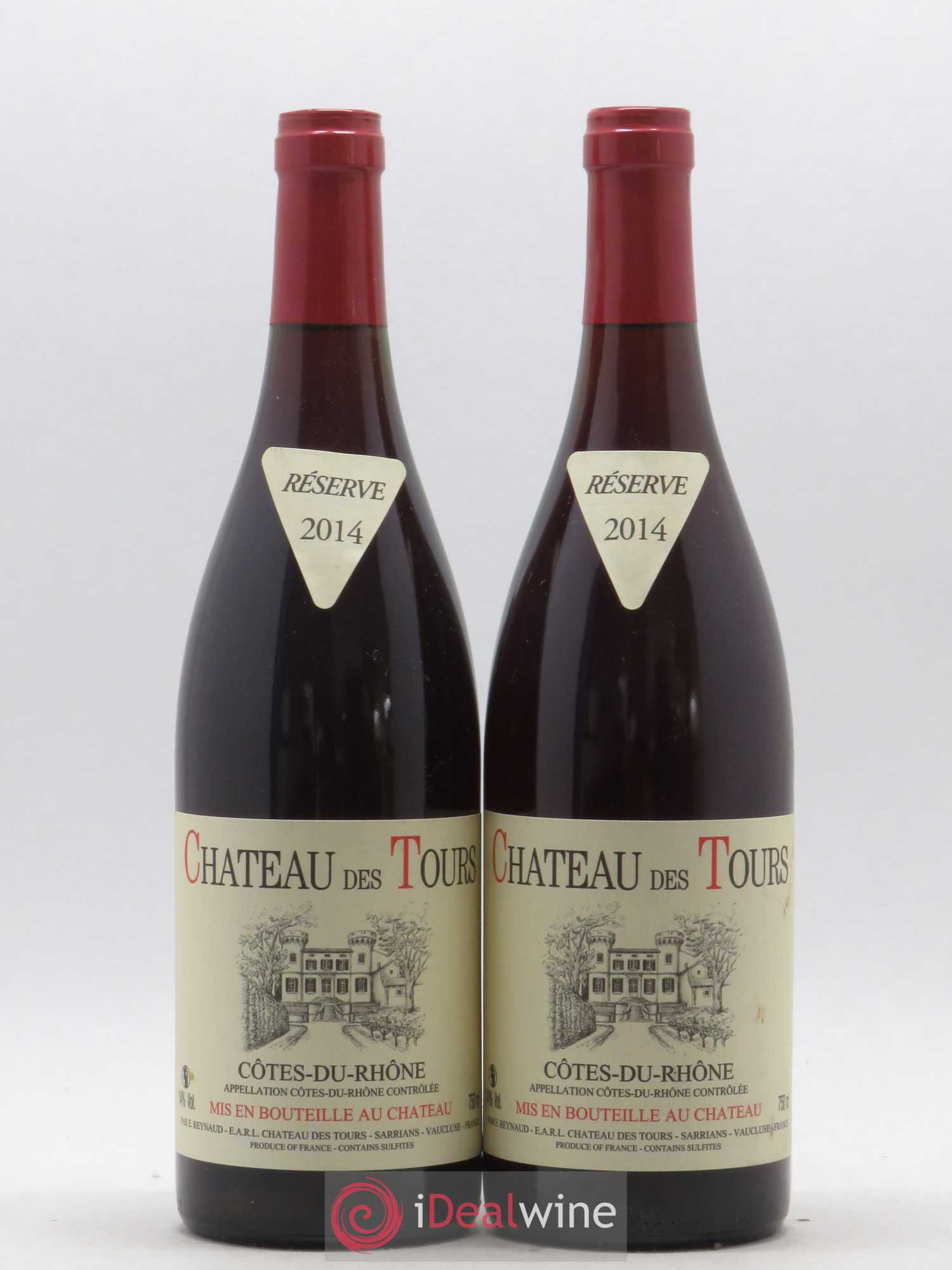 Côtes-du-Rhône Château des Tours Emmanuel Reynaud 2014 - Lot de 2 bouteilles - 0