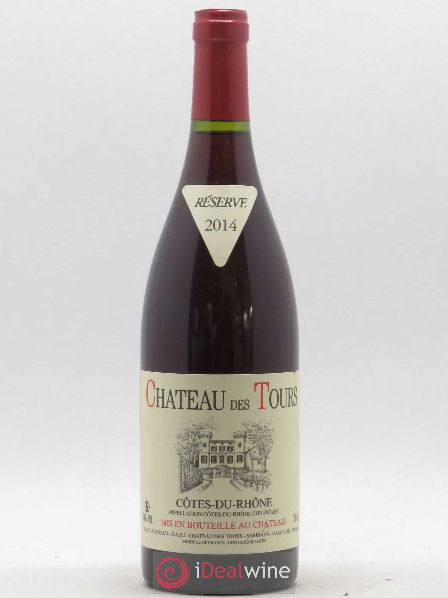 Côtes-du-Rhône Château des Tours Emmanuel Reynaud 2014 - Lot de 1 bouteille - 0