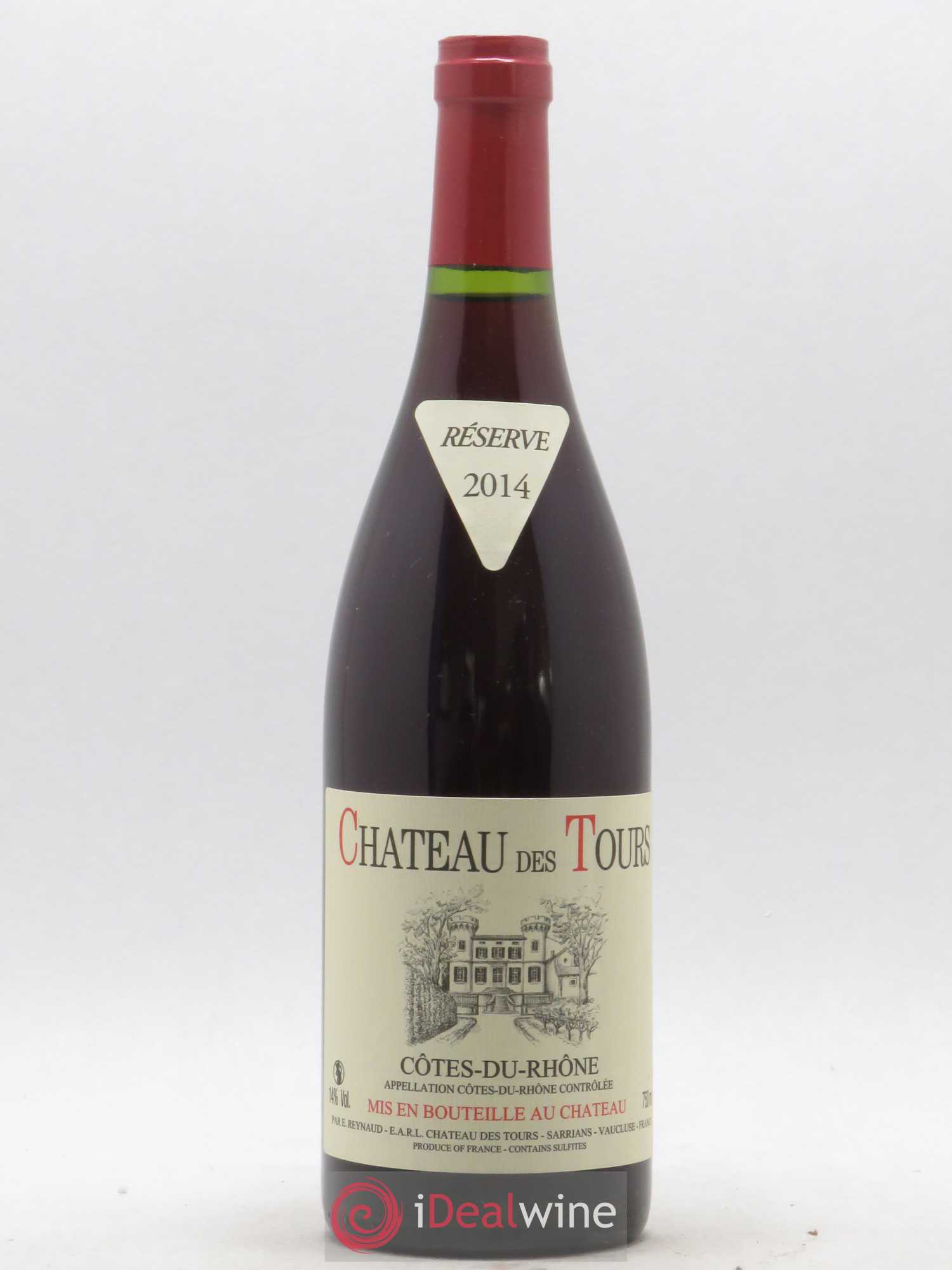 Côtes-du-Rhône Château des Tours Emmanuel Reynaud 2014 - Lot de 1 bouteille - 0