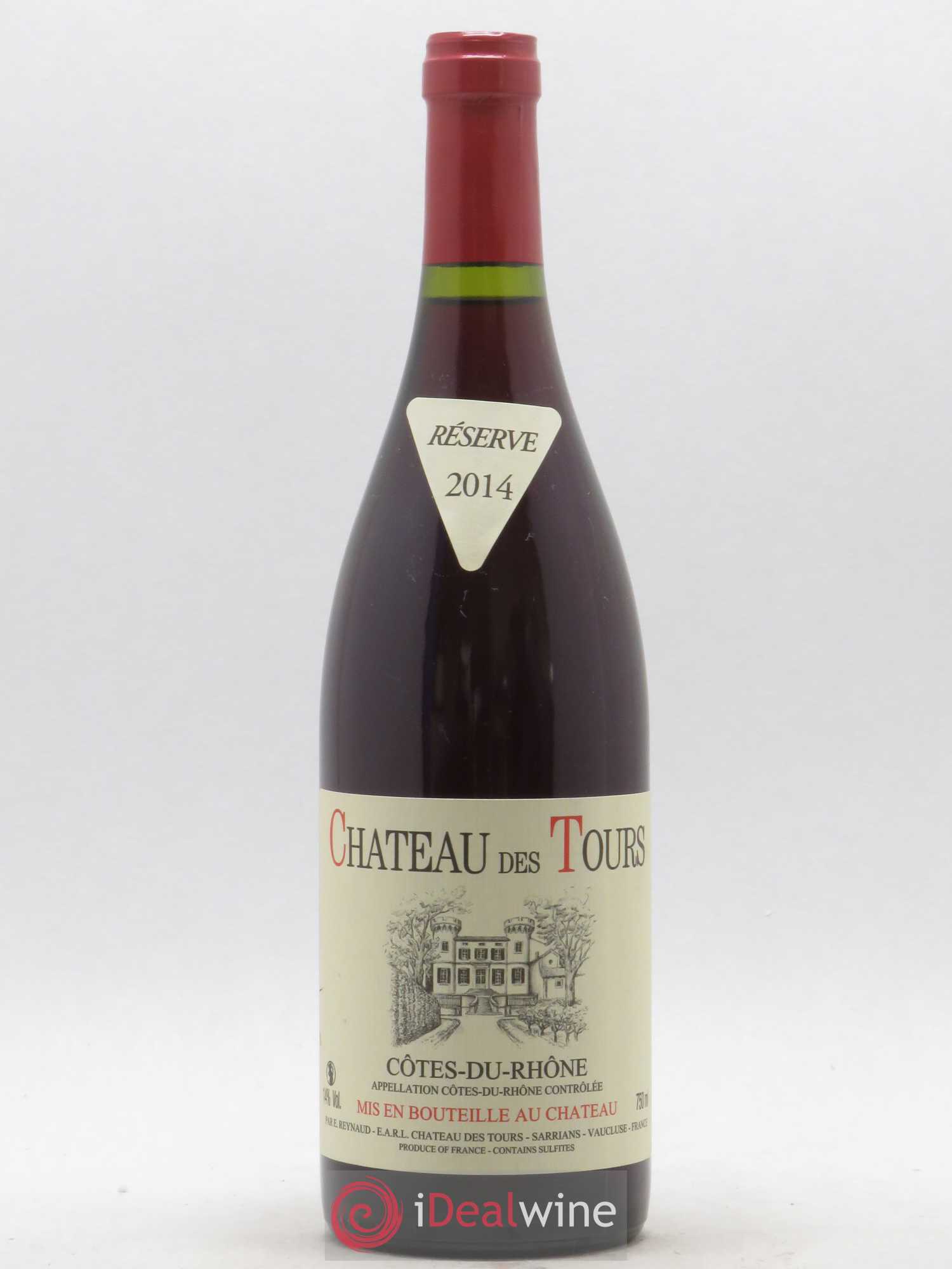 Côtes-du-Rhône Château des Tours Emmanuel Reynaud 2014 - Lot de 1 bouteille - 0