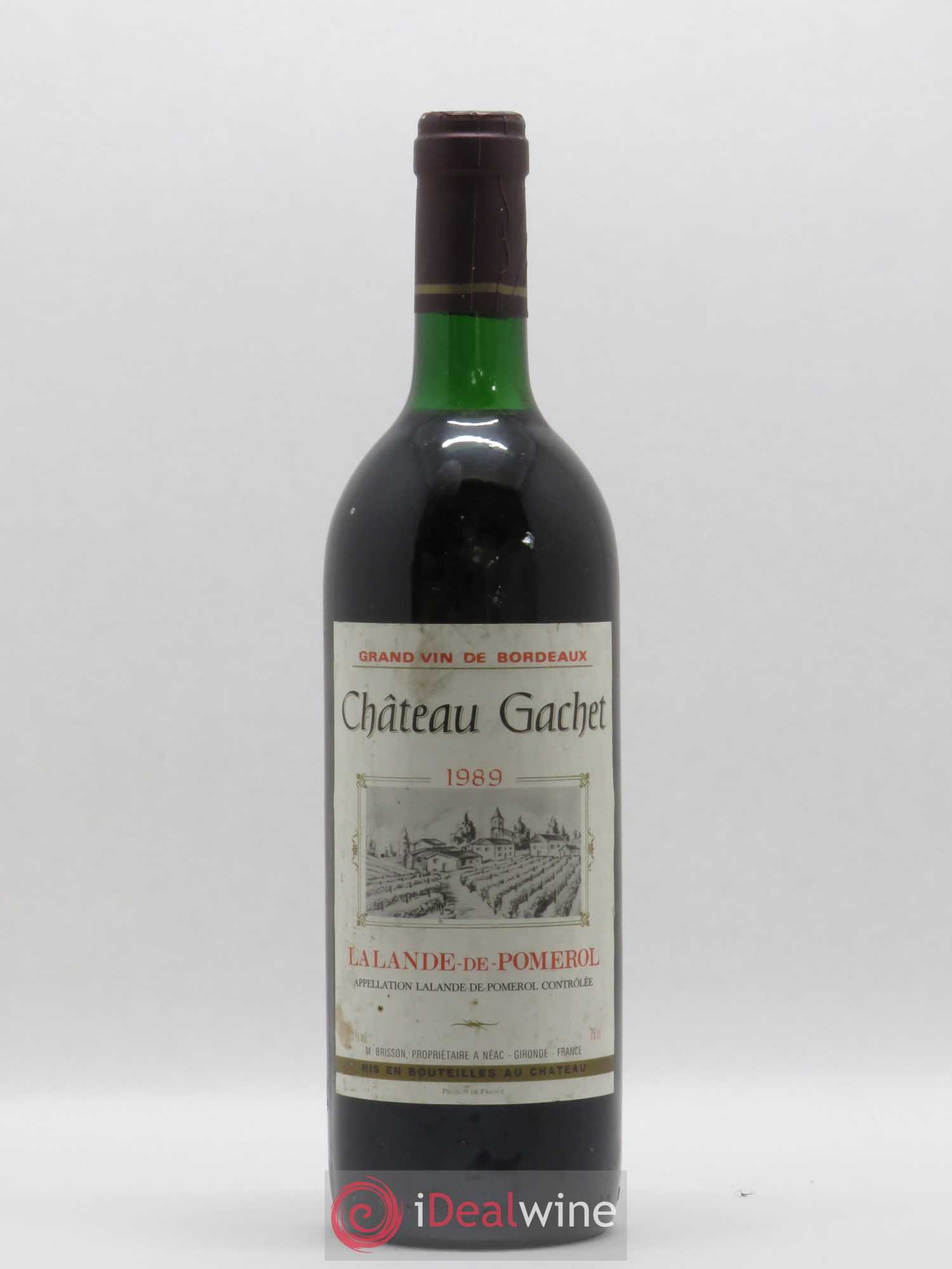 Lalande-de-Pomerol Château Gachet 1989 - Lot de 1 bouteille - 0