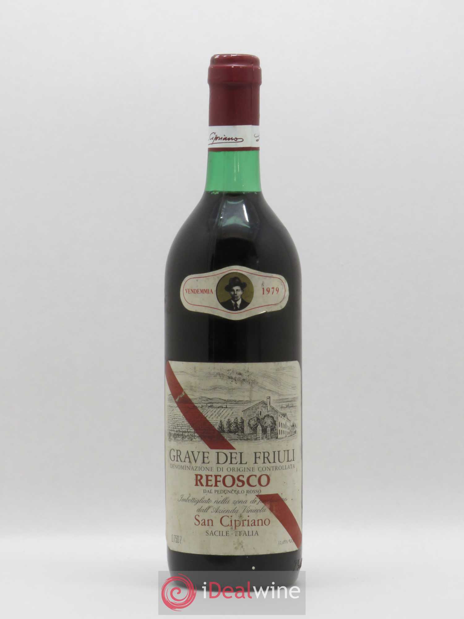 Italie Grave del Friuli Refosco San Cipriano 1979 - Posten von 1 Flasche - 0