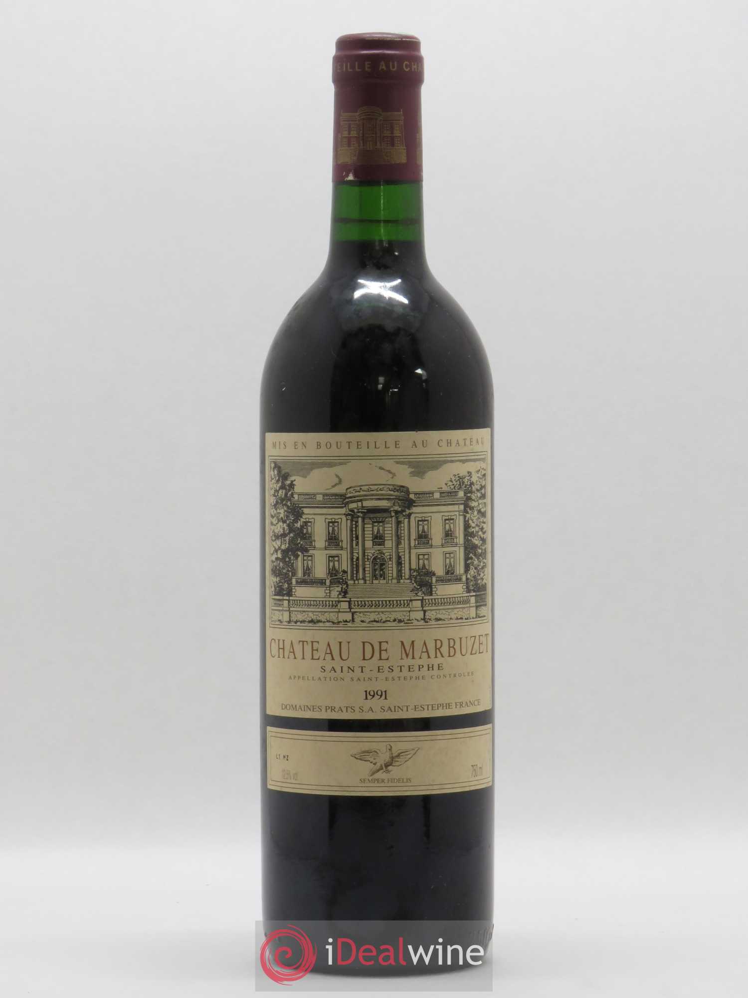 Château de Marbuzet Cru Bourgeois 1991 - Lot de 1 bouteille - 0