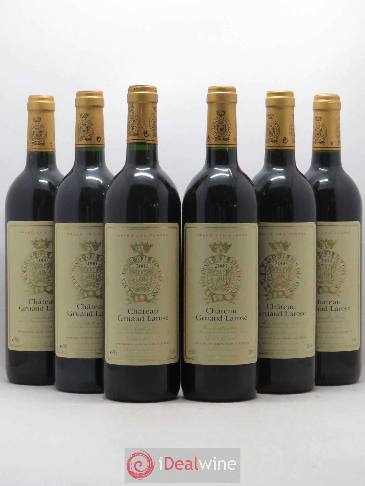 Château Gruaud Larose 2ème Grand Cru Classé 2000 - Lot de 6 bouteilles - 0