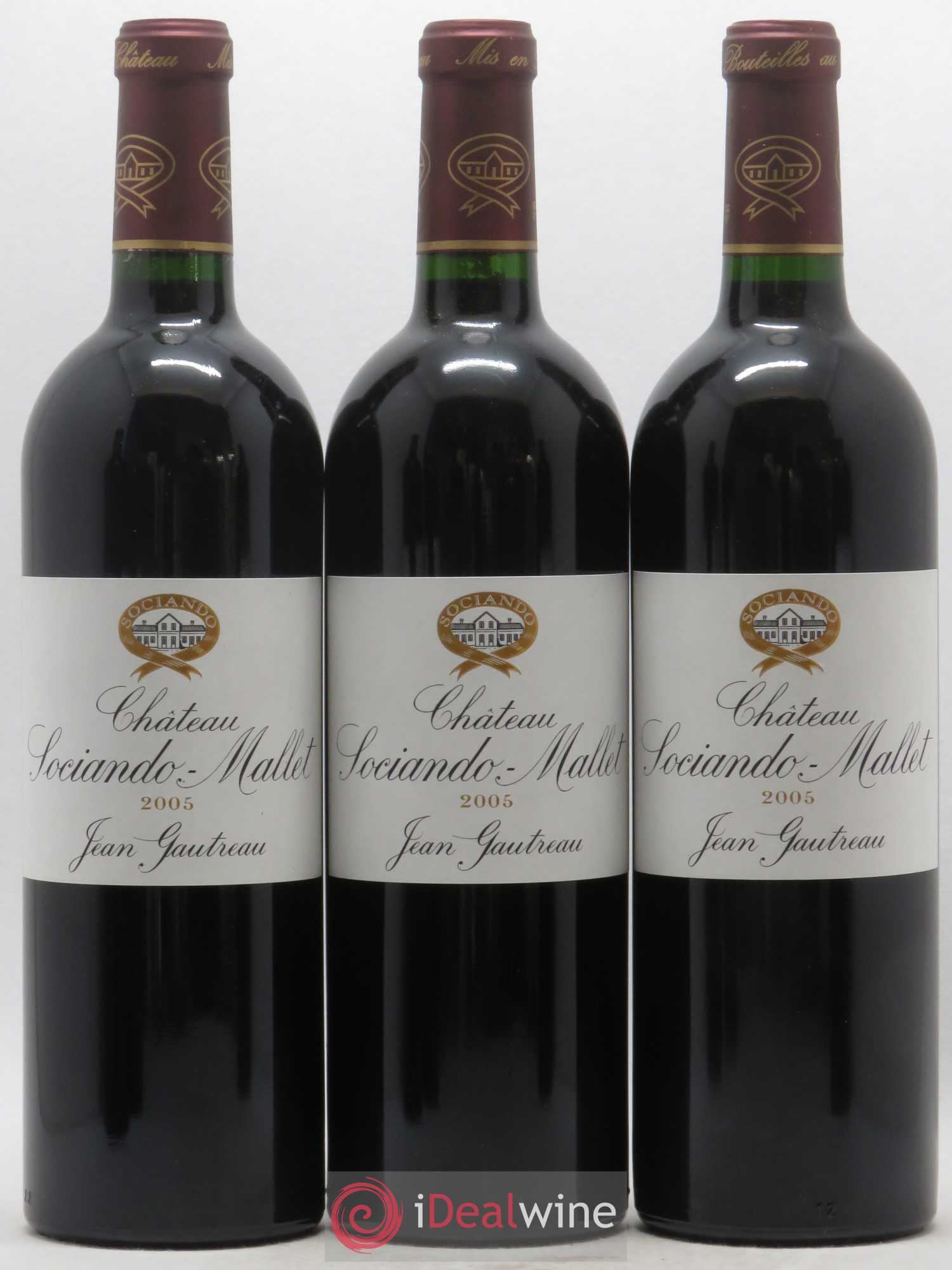 Château Sociando Mallet 2005 - Lot de 6 bouteilles - 2