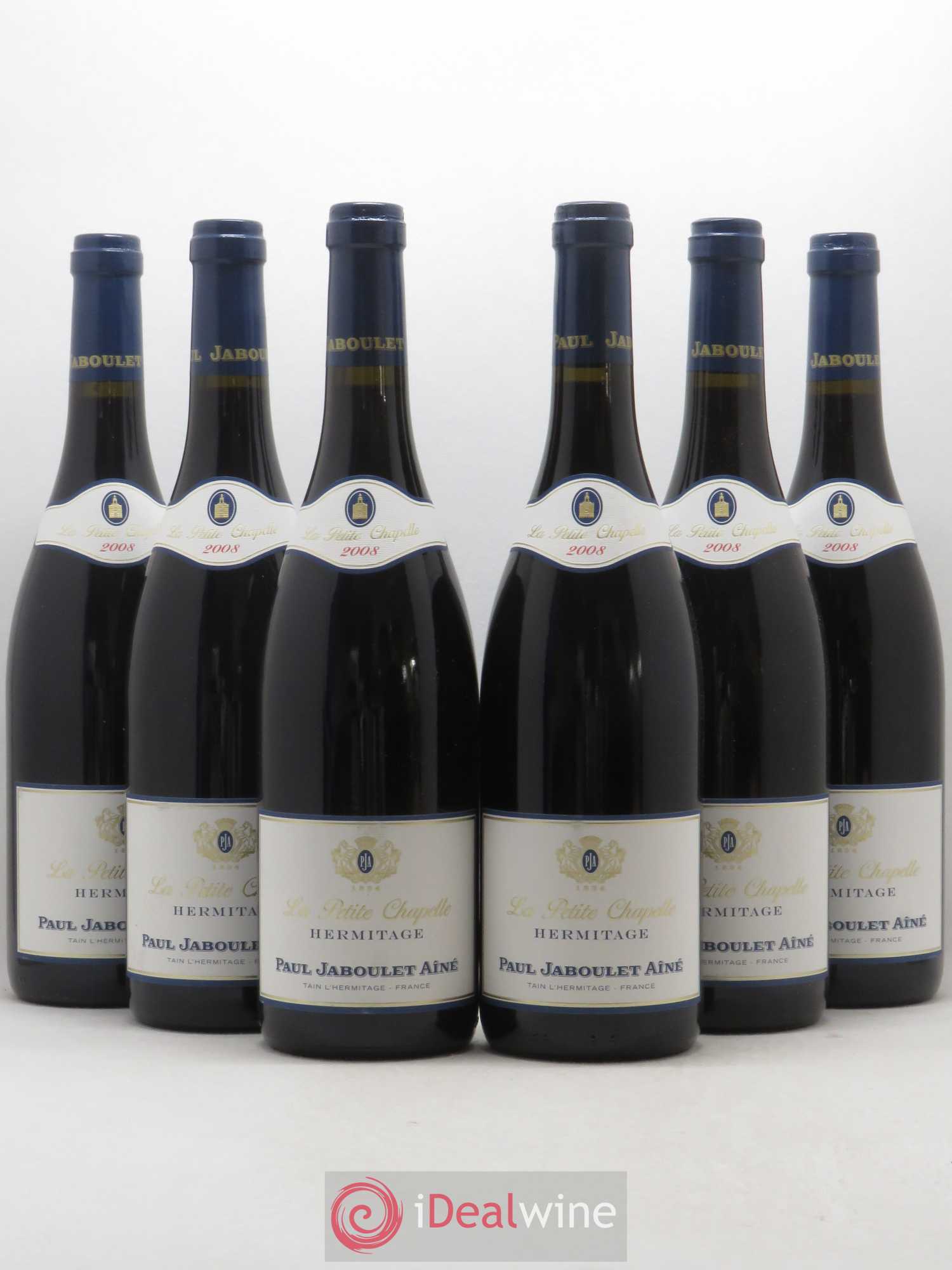 Hermitage La Petite Chapelle Paul Jaboulet Ainé 2008 - Lot de 6 bouteilles - 0
