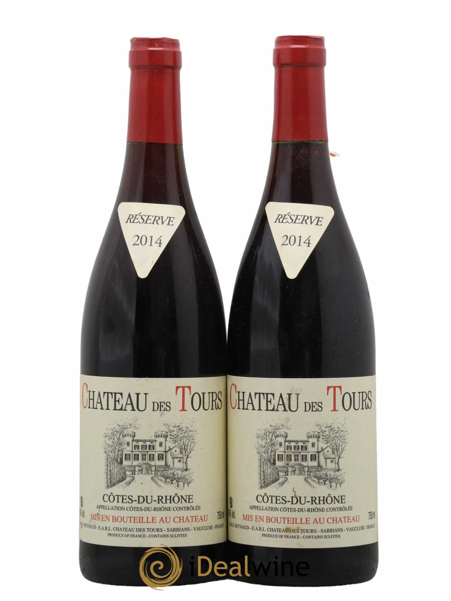 Côtes-du-Rhône Château des Tours Emmanuel Reynaud 2014 - Lot de 2 bouteilles - 0