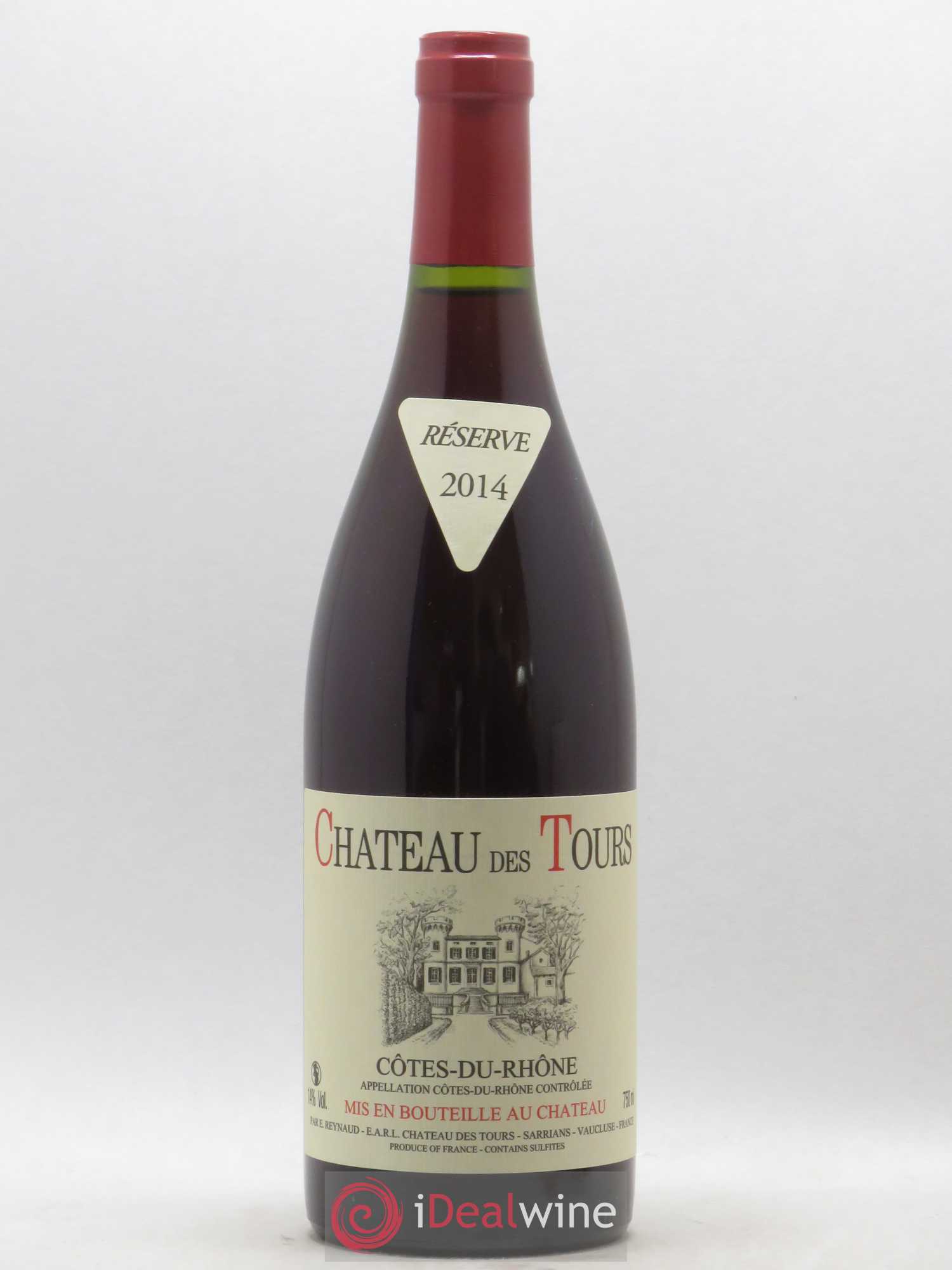 Côtes-du-Rhône Château des Tours Emmanuel Reynaud 2014 - Lot de 1 bouteille - 0