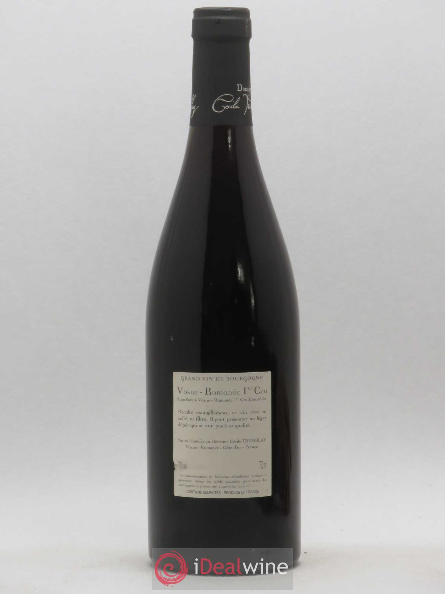 Vosne-Romanée 1er Cru Les Beaumonts (ou Beaux Monts) Cécile Tremblay 2009 - Lot de 1 bouteille - 1