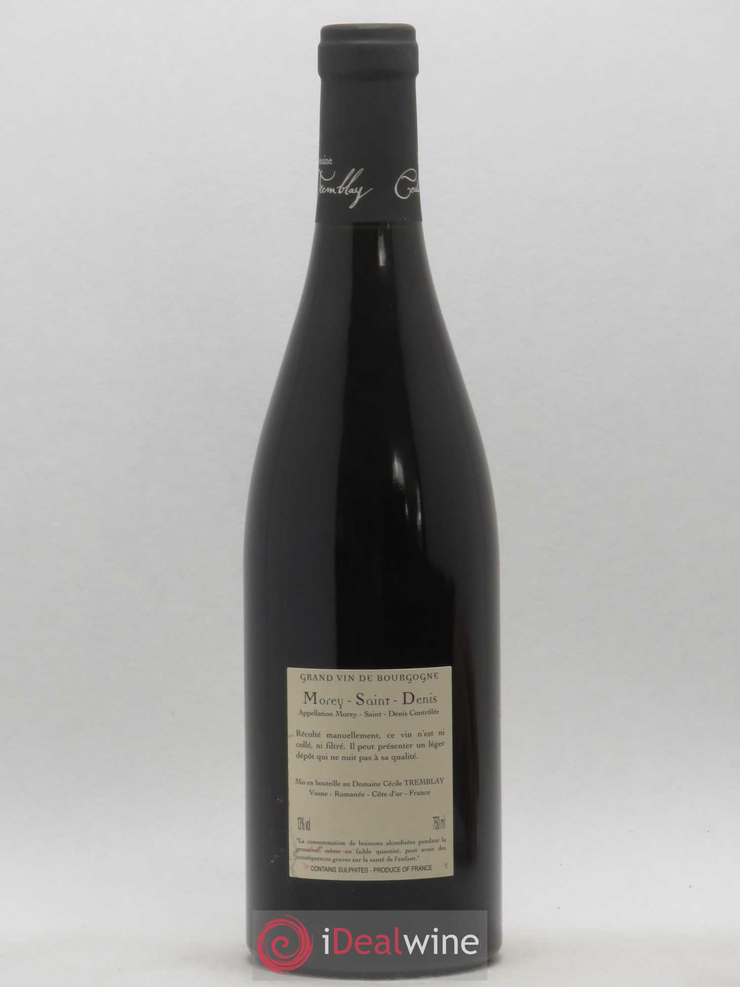 Morey-Saint-Denis Très Girard Cécile Tremblay 2010 - Lot de 1 bouteille - 1