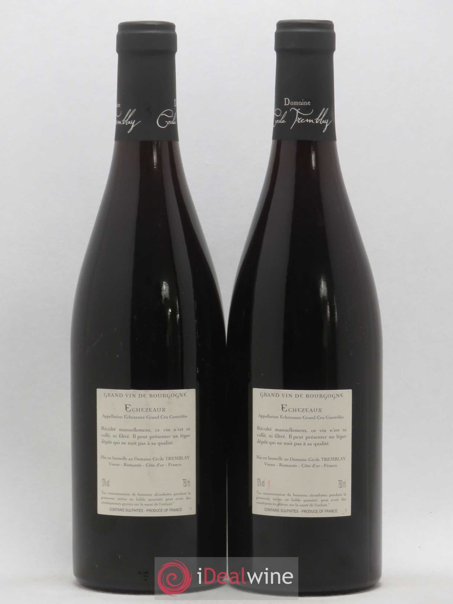 Echezeaux Grand Cru du dessus Cécile Tremblay 2009 - Lot de 2 bouteilles - 1