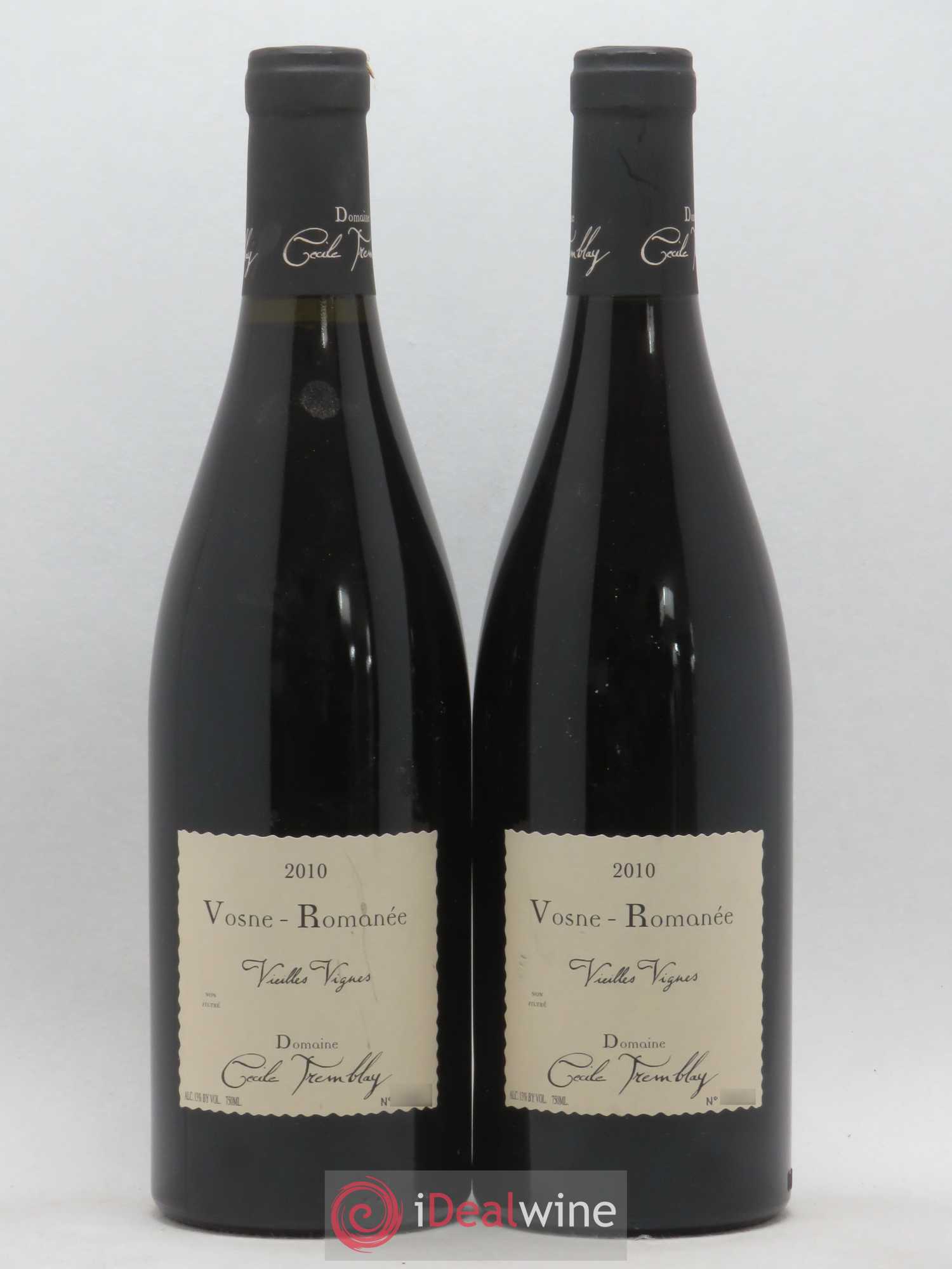 Vosne-Romanée Vieilles Vignes Cécile Tremblay 2010 - Lot de 2 bouteilles - 0