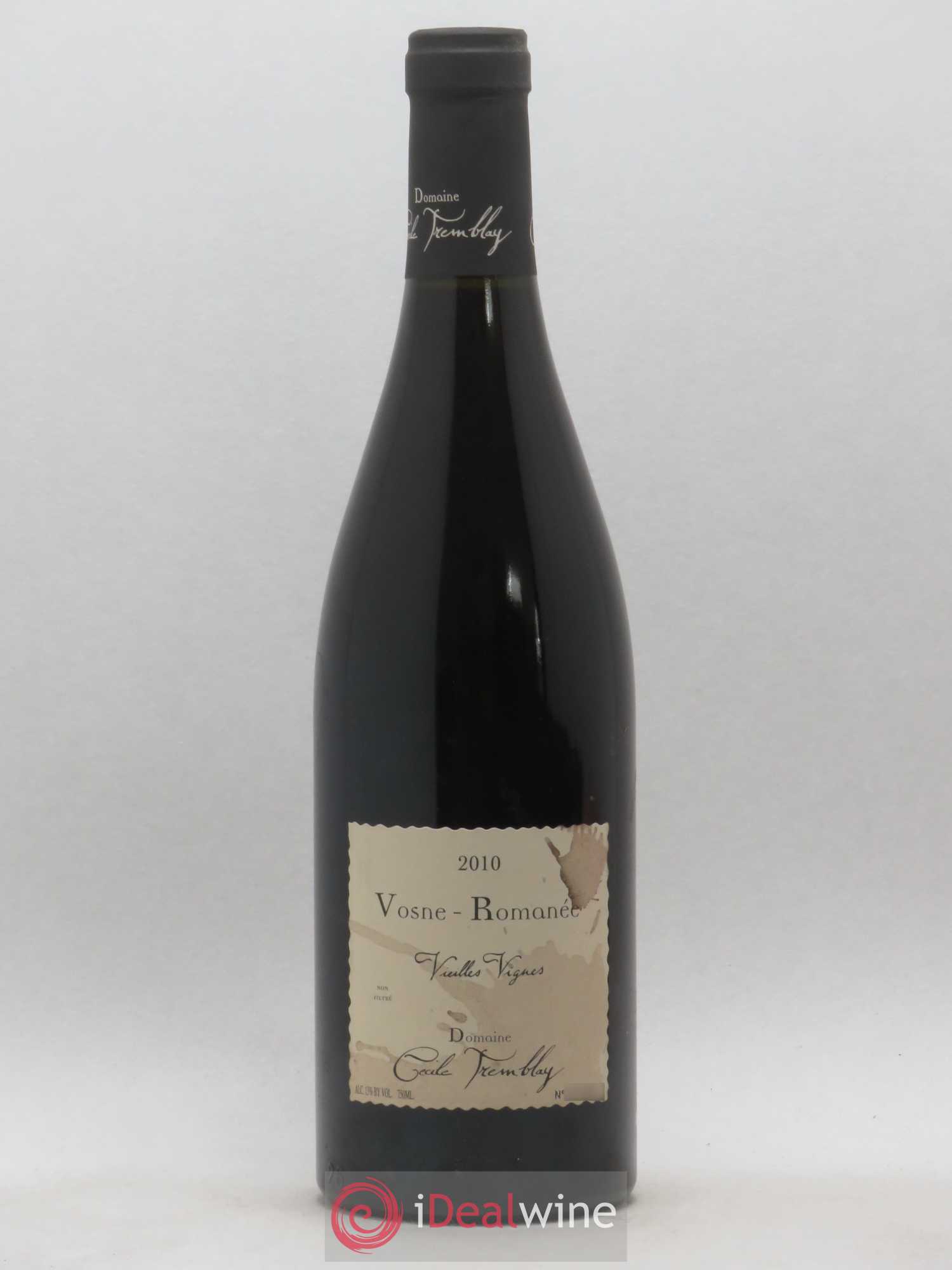 Vosne-Romanée Vieilles Vignes Cécile Tremblay 2010 - Lot de 1 bouteille - 0