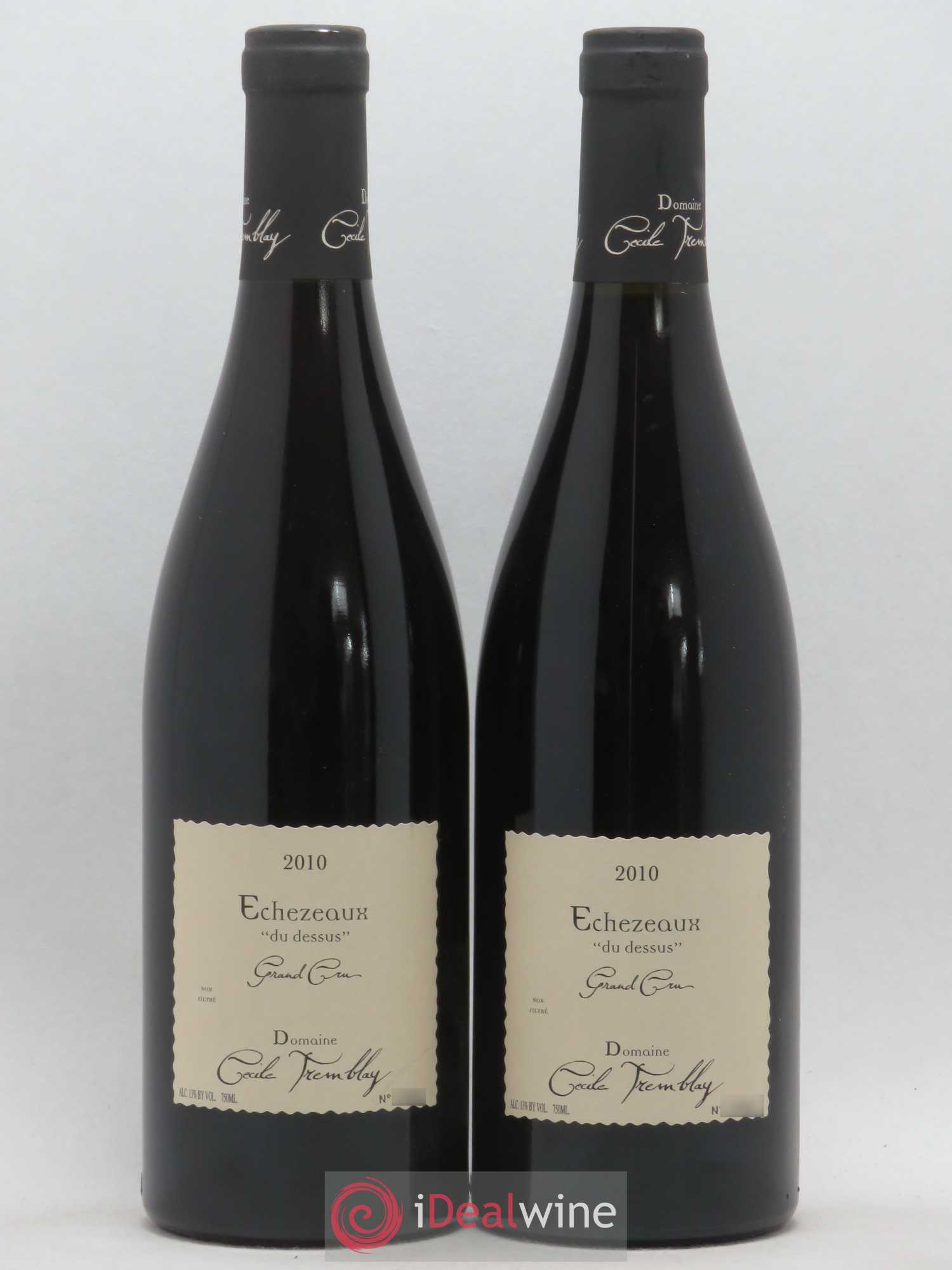 Echezeaux Grand Cru du dessus Cécile Tremblay 2010 - Lot de 2 bouteilles - 0