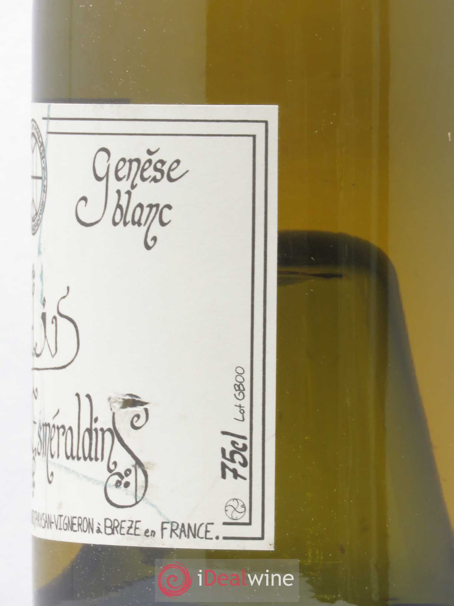 Vin de France Génèse Xavier Caillard - Les Jardins Esmeraldins (sans prix de réserve) 2000 - Lot de 2 bouteilles - 1